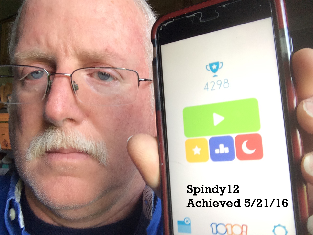 Spindy12: 1010! (iOS) 4,298 points on 2016-05-22 07:05:10