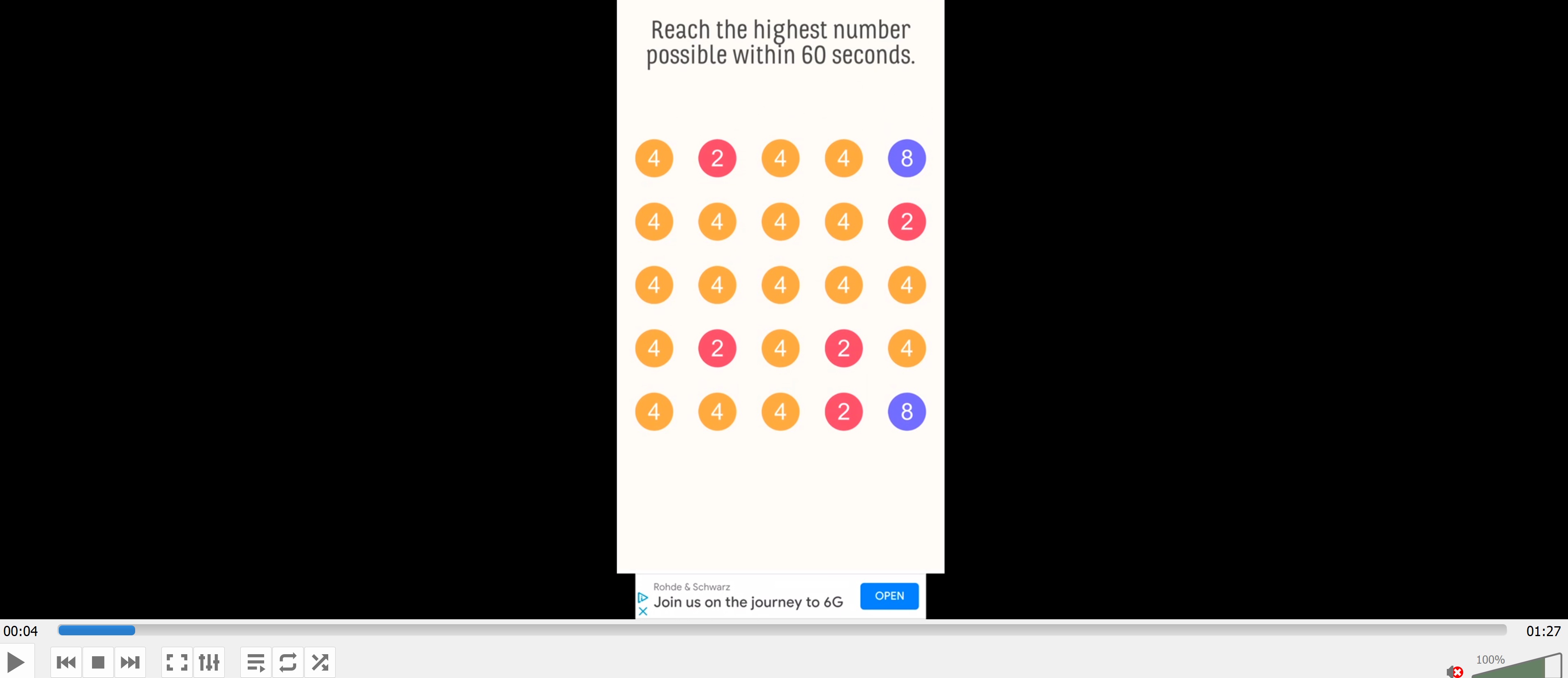 2 for 2 [60 sec] 1,652 points