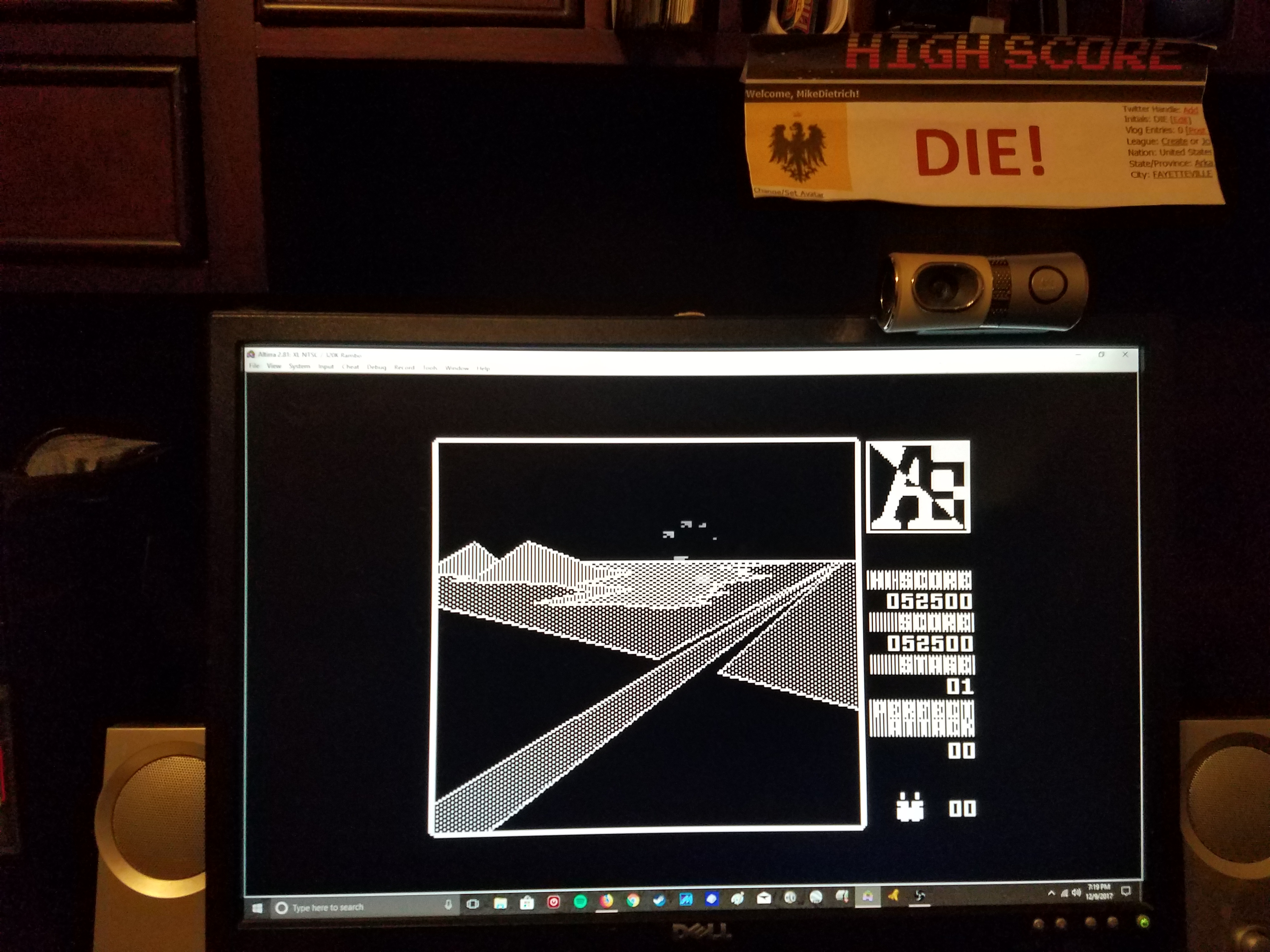 MikeDietrich: A.E. (Atari 400/800/XL/XE Emulated) 52,500 points on 2017-12-09 18:21:32