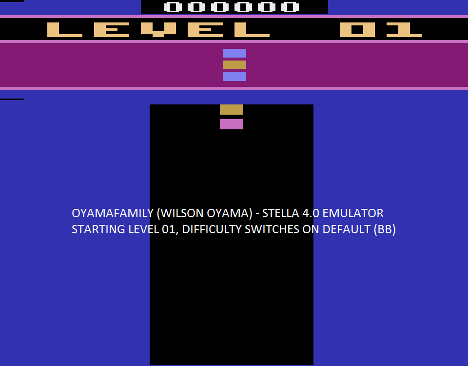 oyamafamily: Acid Drop (Atari 2600 Emulated) 75,000 points on 2015-08-28 17:26:50