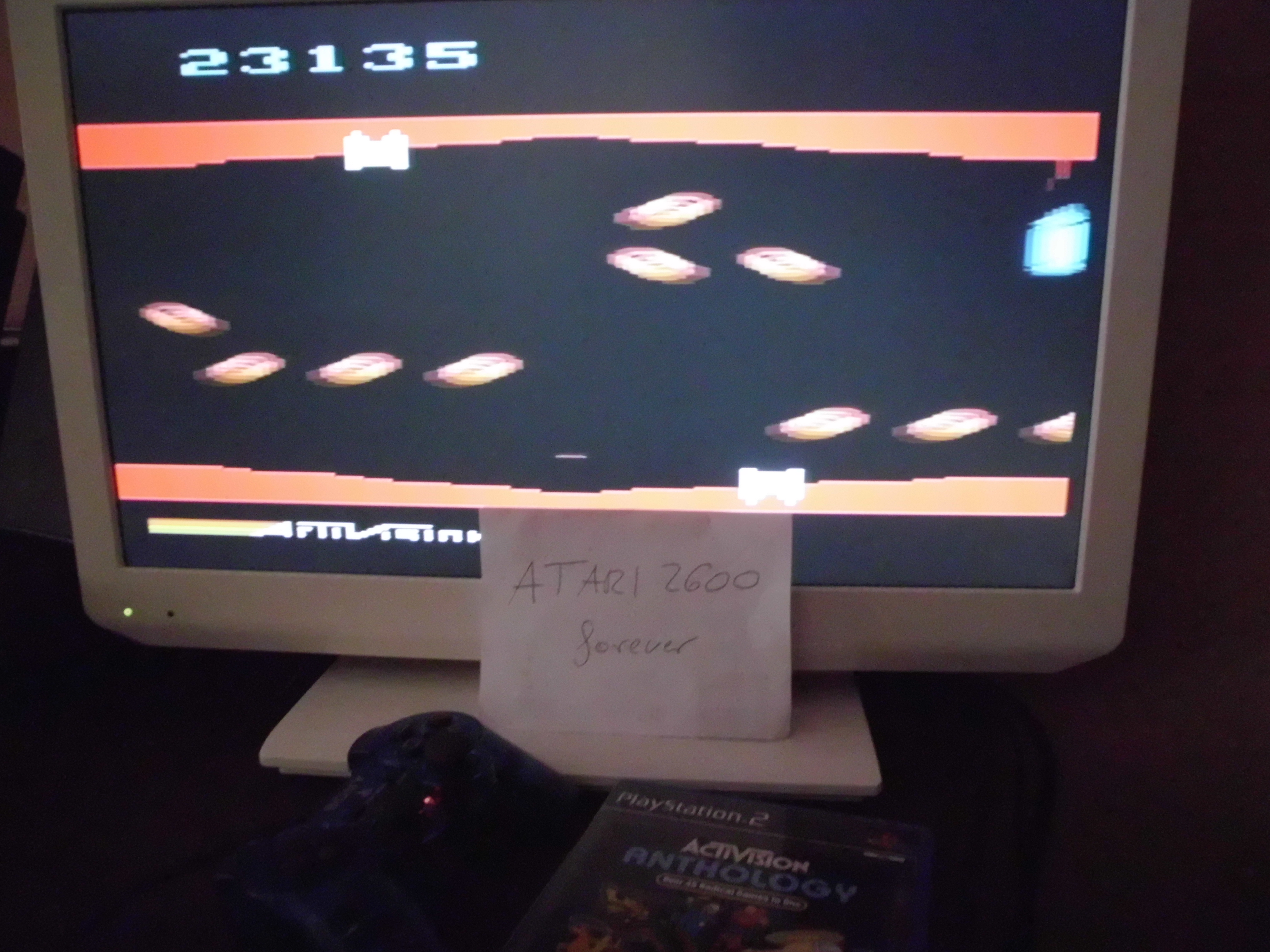 atari2600forever: Activision Anthology: Plaque Attack [Game 1B] (Playstation 2) 23,135 points on 2018-08-09 07:39:21