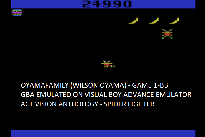 oyamafamily: Activision Anthology: Spider Fighter [Game 1B] (GBA Emulated) 24,990 points on 2017-01-24 17:27:53