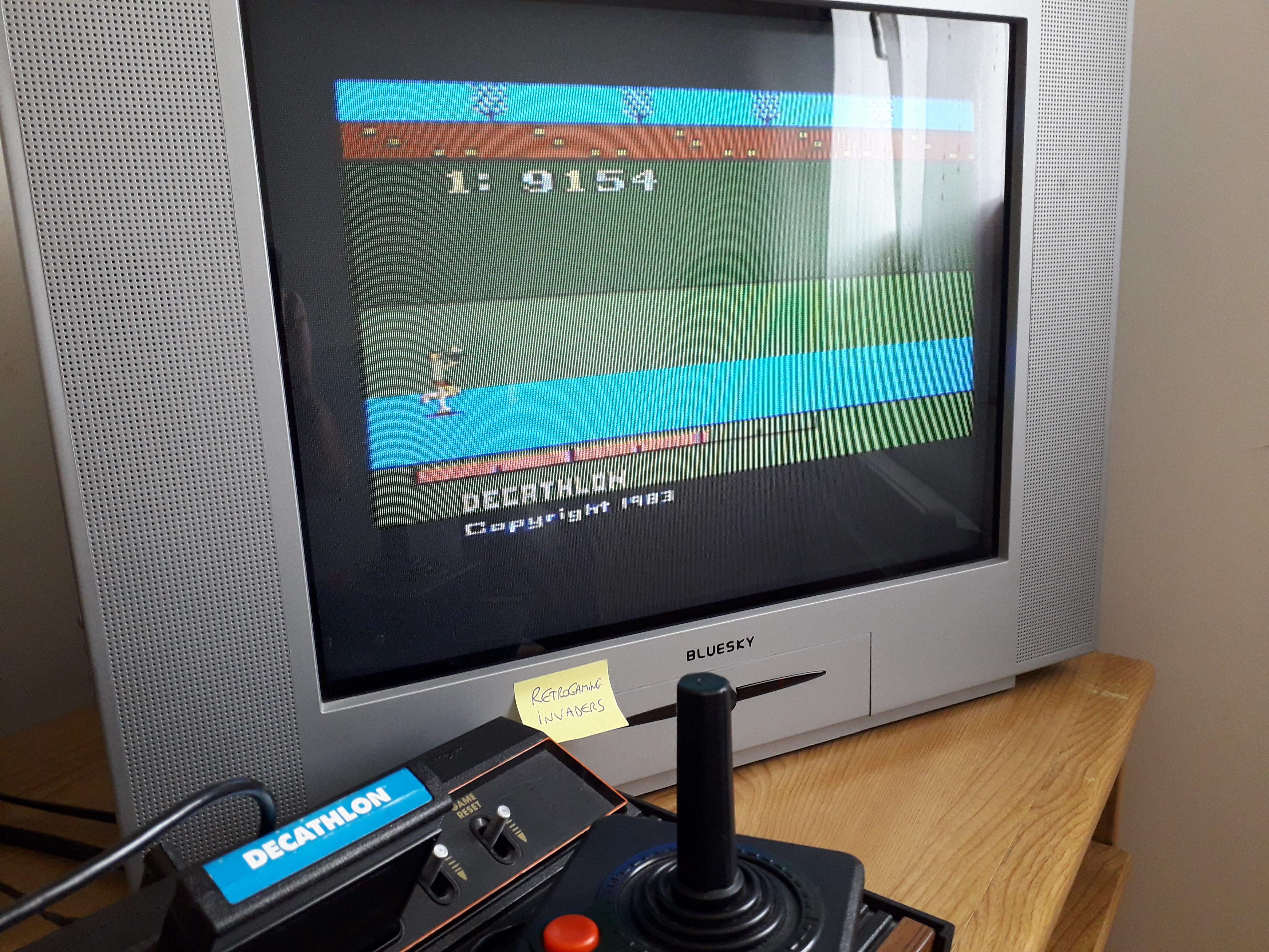 retrogaminginvaders: Activision Decathlon (Atari 2600) 9,154 points on 2019-06-16 05:55:53