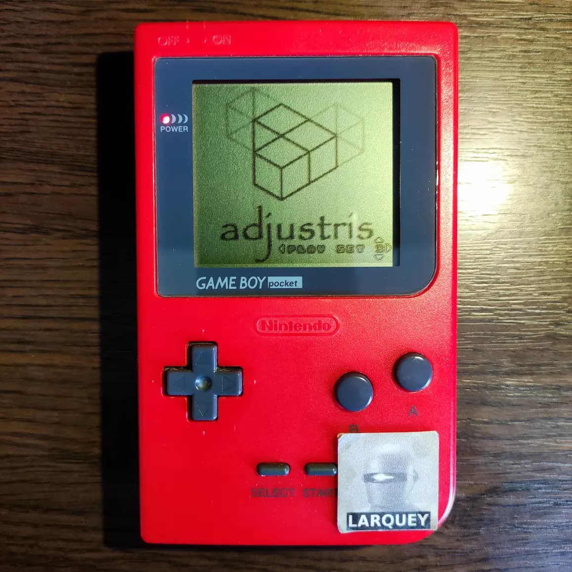 Larquey: Adjustris [Set 3] (Game Boy) 439 points on 2022-08-06 02:04:31