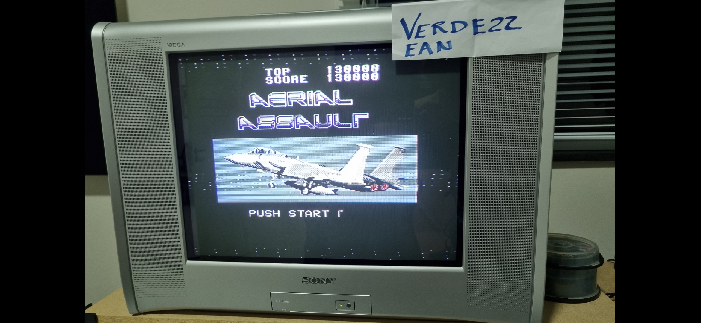 Verde22: Aerial Assault (Sega Master System) 130,000 points on 2022-07-28 19:13:53