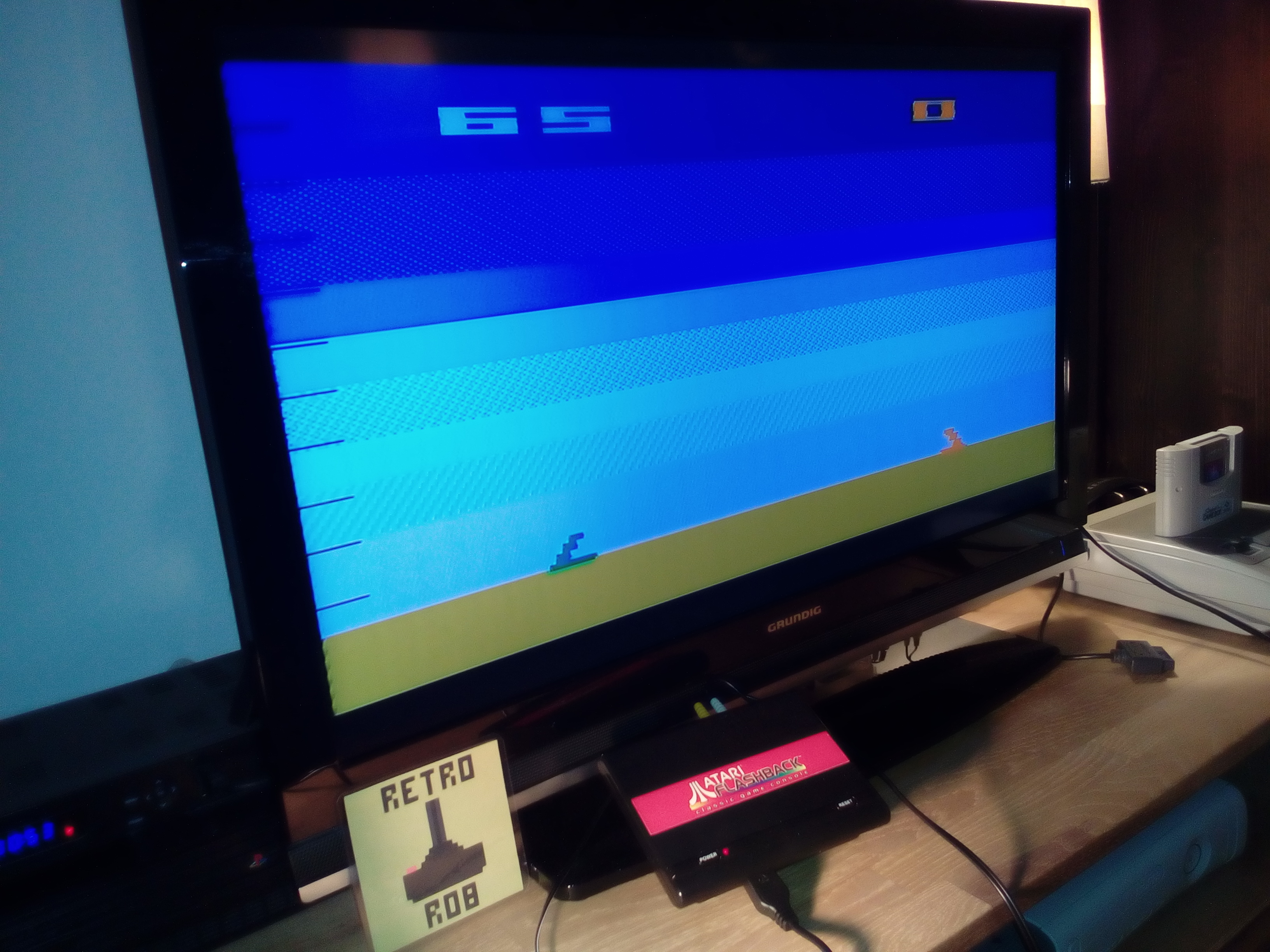 RetroRob: Air-Sea Battle: Game 1 (Atari Flashback 1) 65 points on 2018-11-09 23:44:14