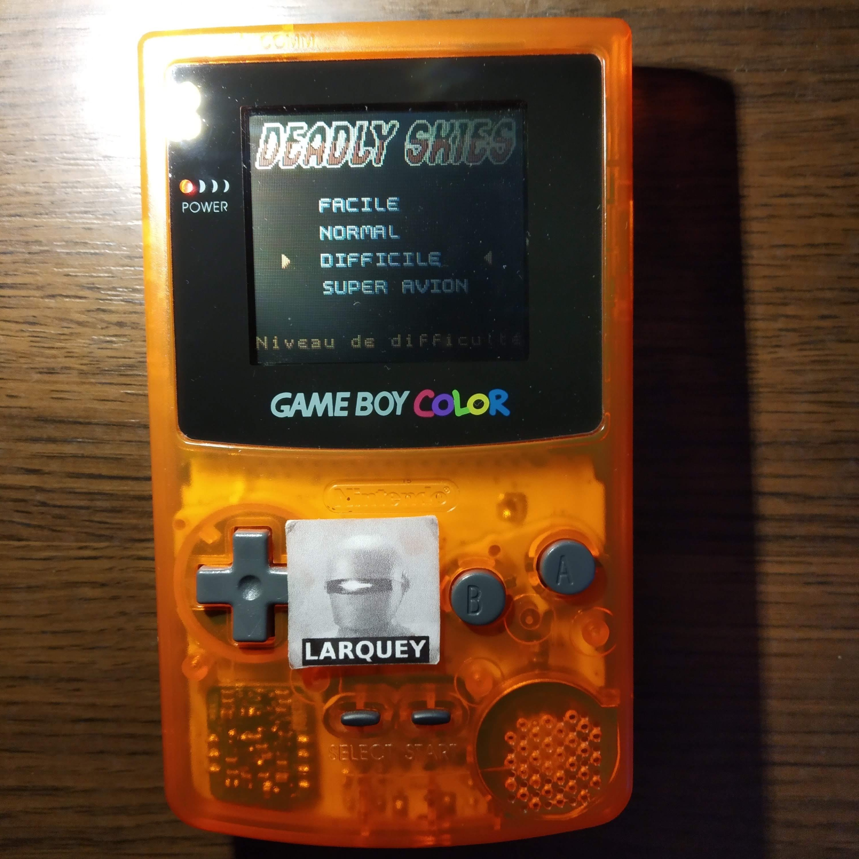 Larquey: AirForce Delta [Hard] (Game Boy Color) 10,800 points on 2020-07-23 10:52:04