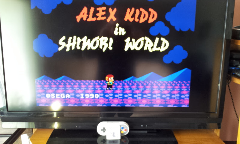 Alex Kidd in Shinobi World 10,300 points
