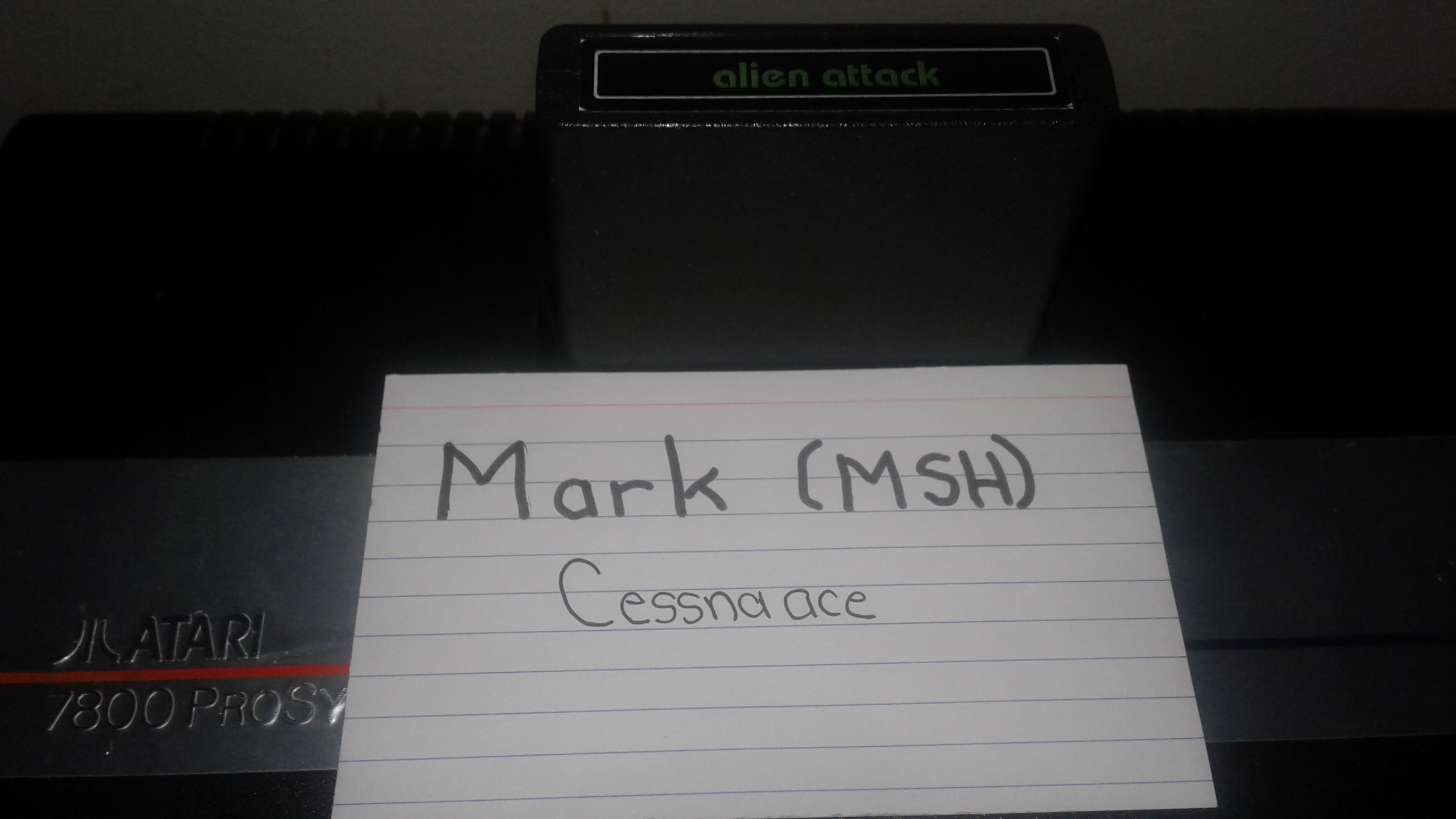 Mark: Alien Attack (Atari 2600 Novice/B) 3 points on 2019-05-28 01:59:04