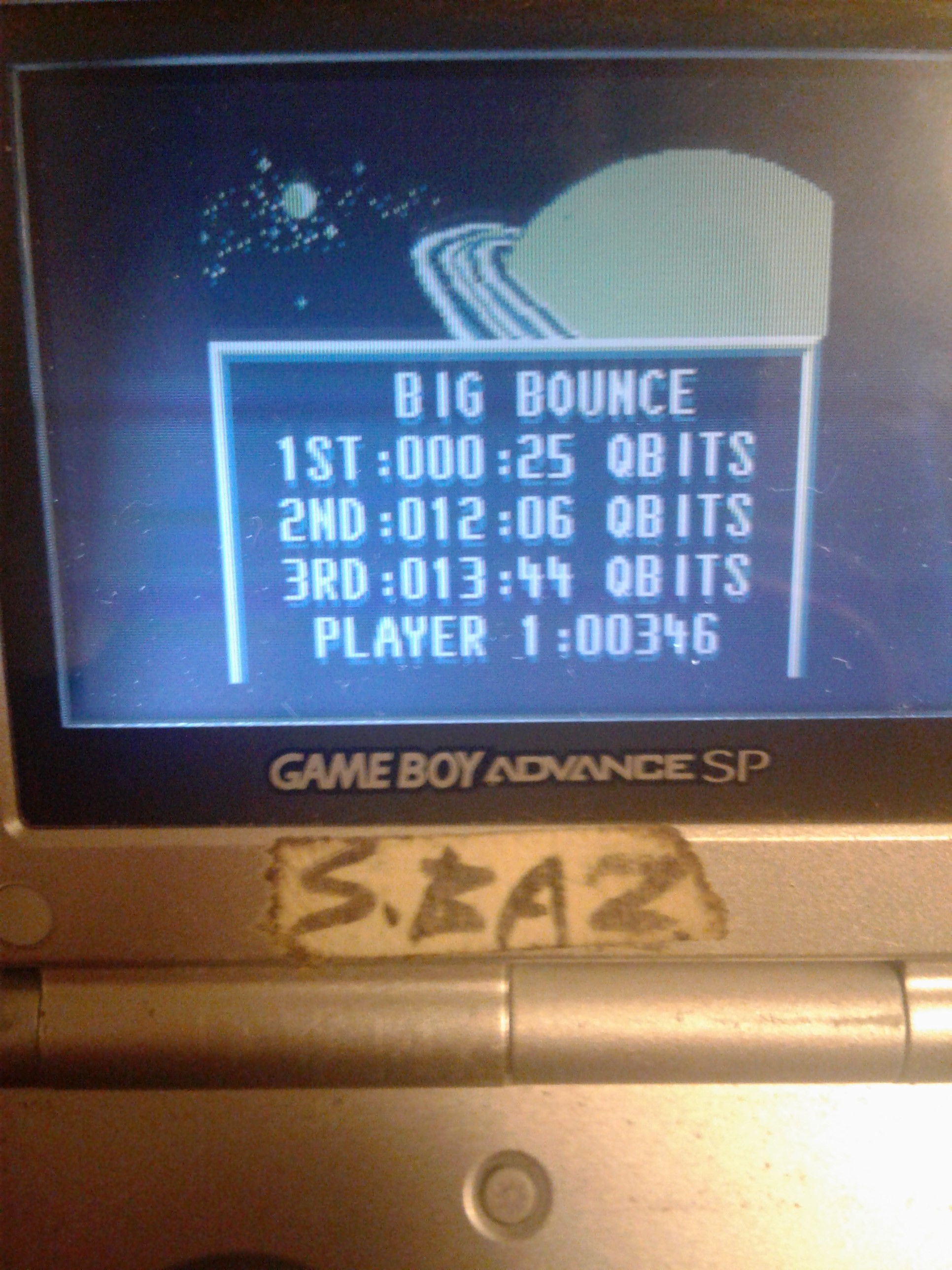 S.BAZ: Alien Olympics: Big Bounce (Game Boy) 1,344 points on 2019-11-20 04:21:03