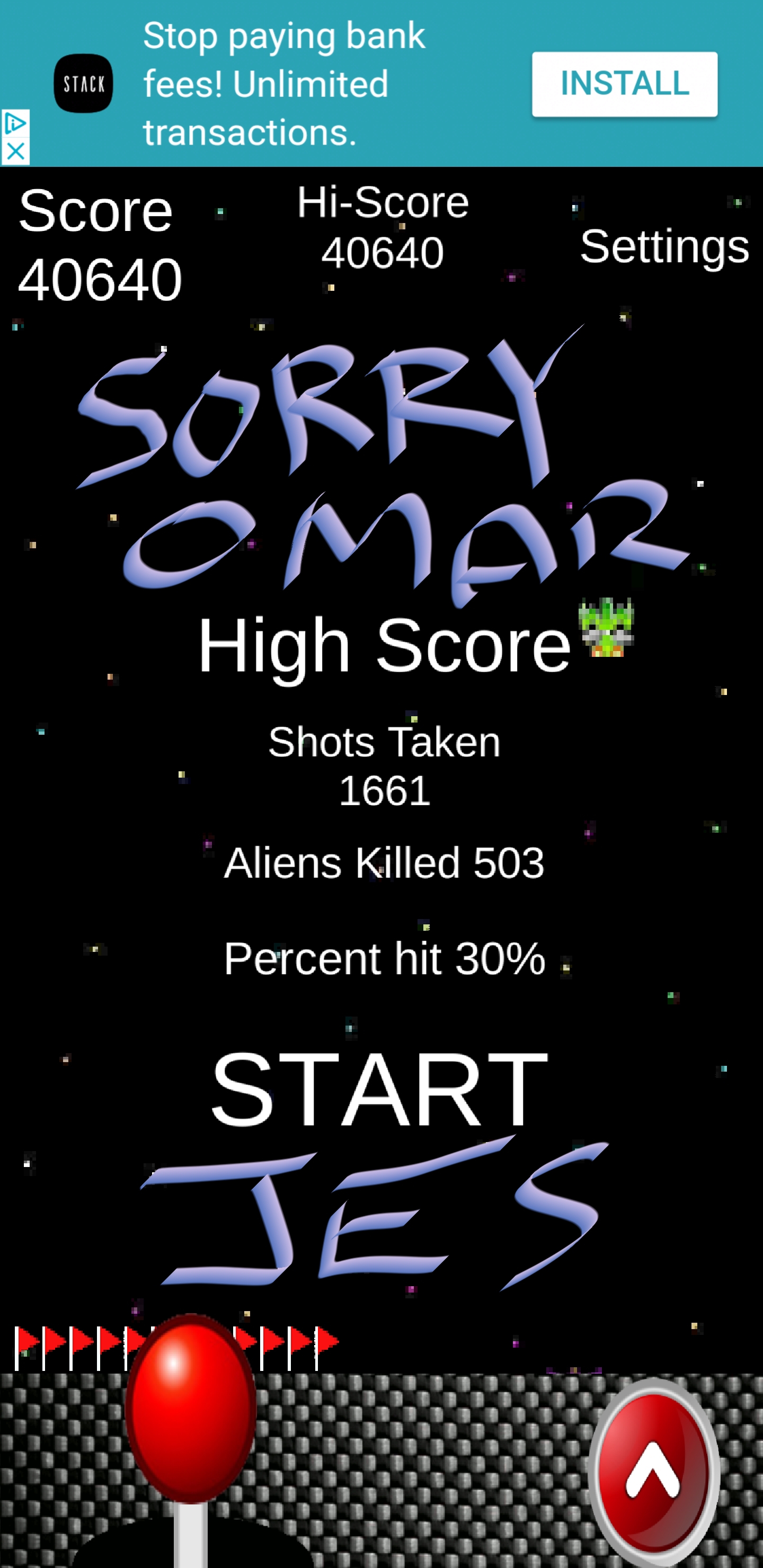 JES: Alien Swarm (Android) 40,640 points on 2018-10-17 03:17:45