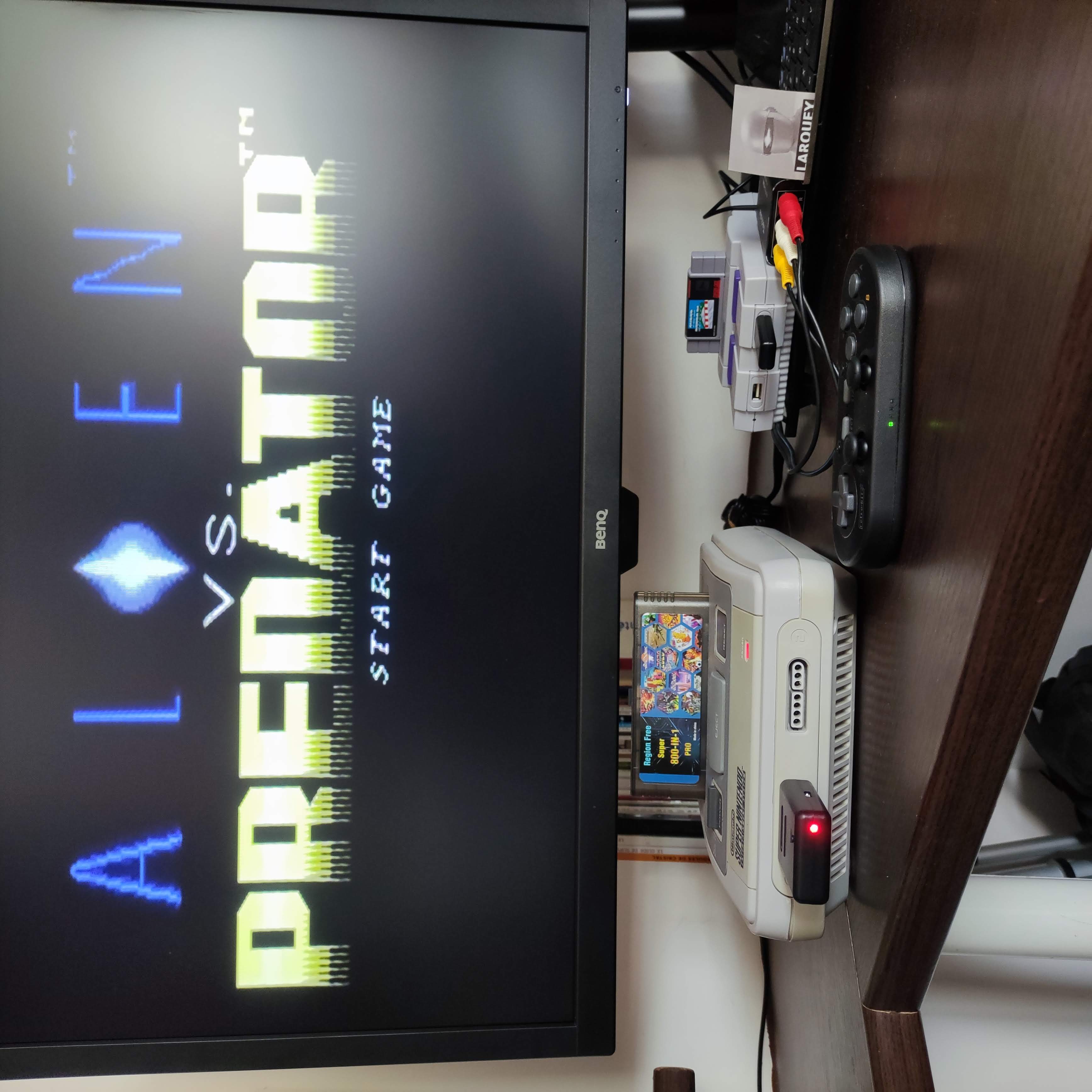 Larquey: Alien vs Predator (SNES/Super Famicom) 103,900 points on 2022-09-14 01:05:25