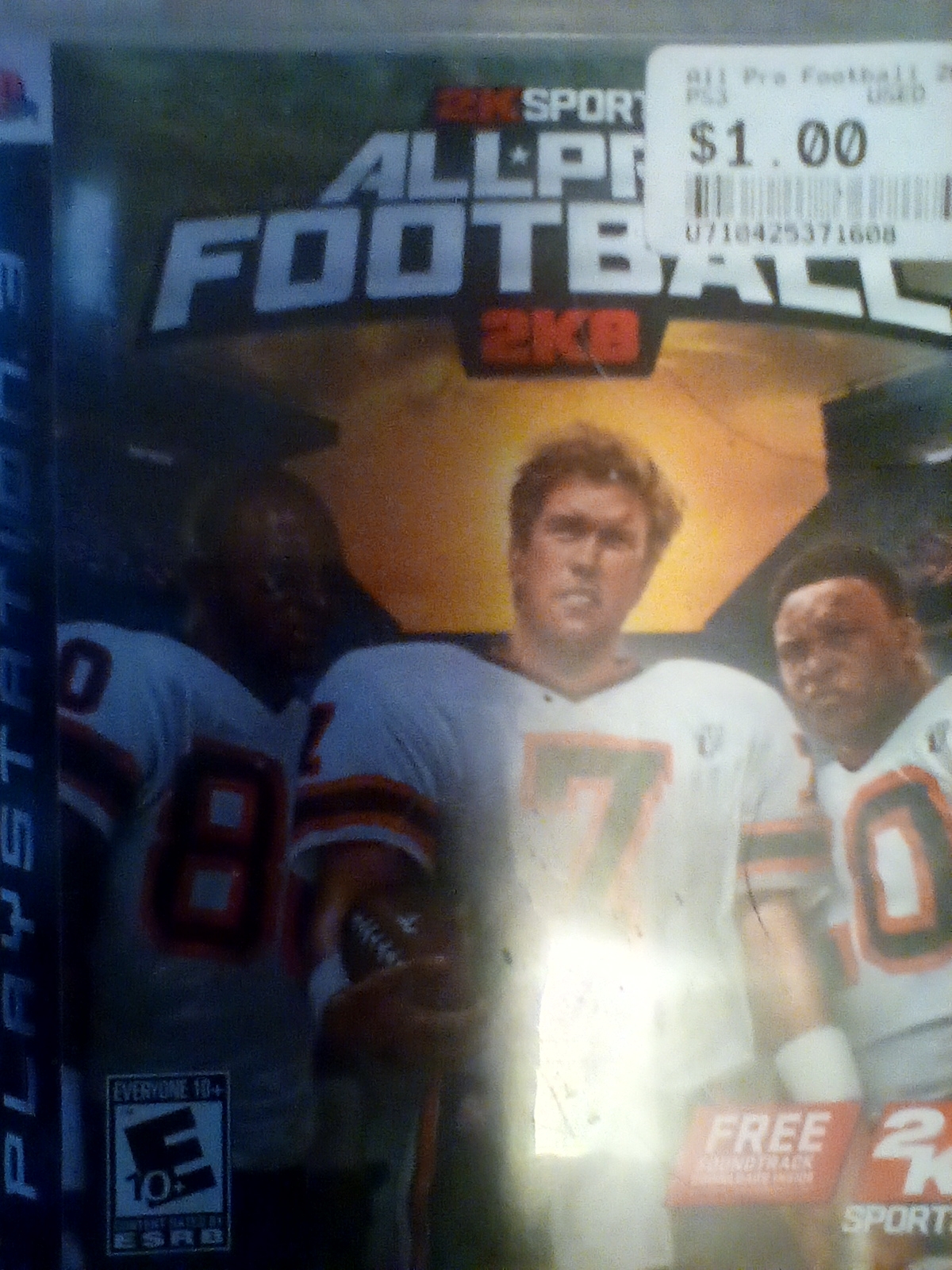 JML101582: All Pro Football 2K8 [Point Differential] (Playstation 3) -2 points on 2020-07-27 22:15:50