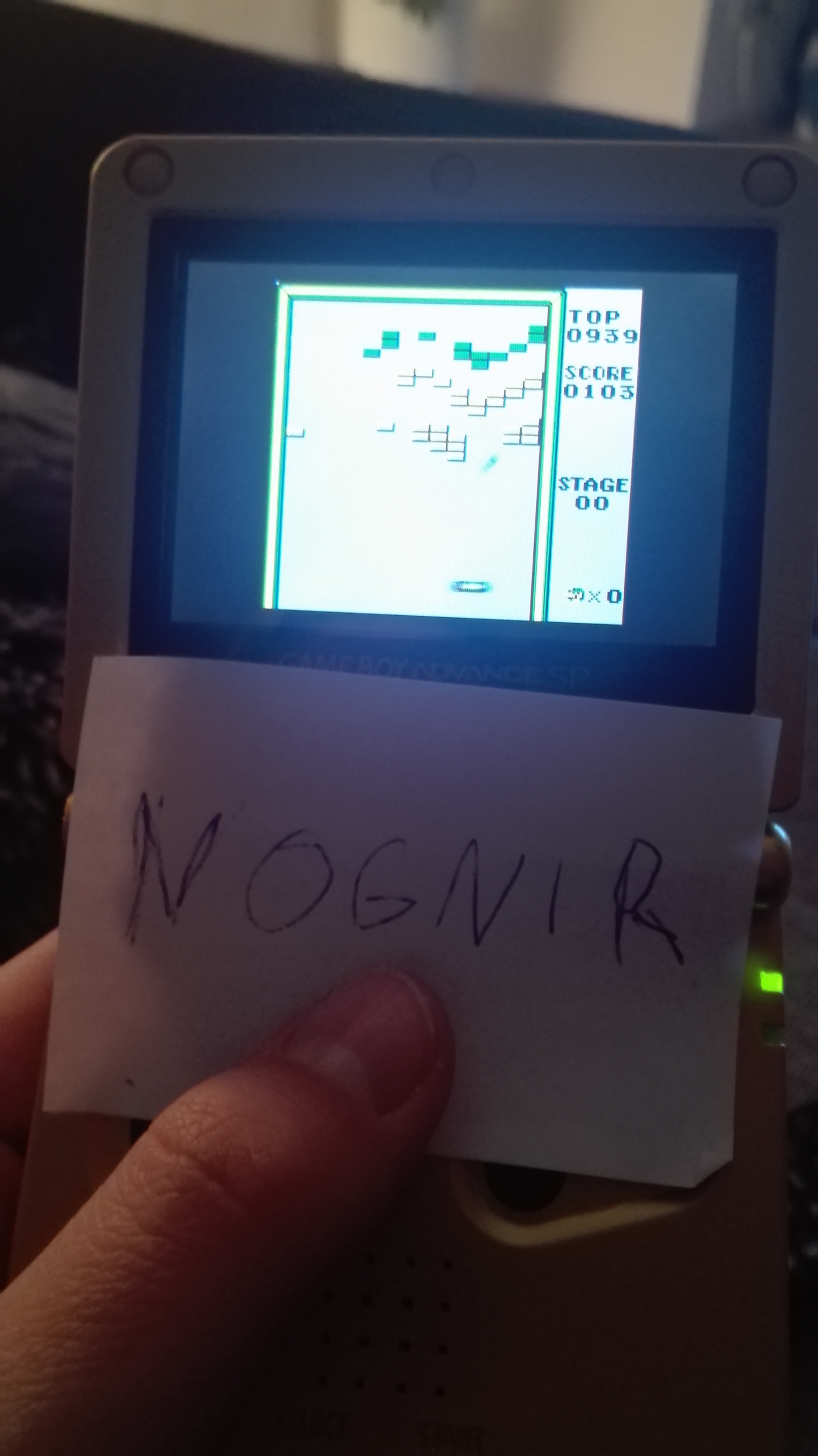 Nognir: Alleyway (Game Boy) 939 points on 2017-01-13 15:25:58