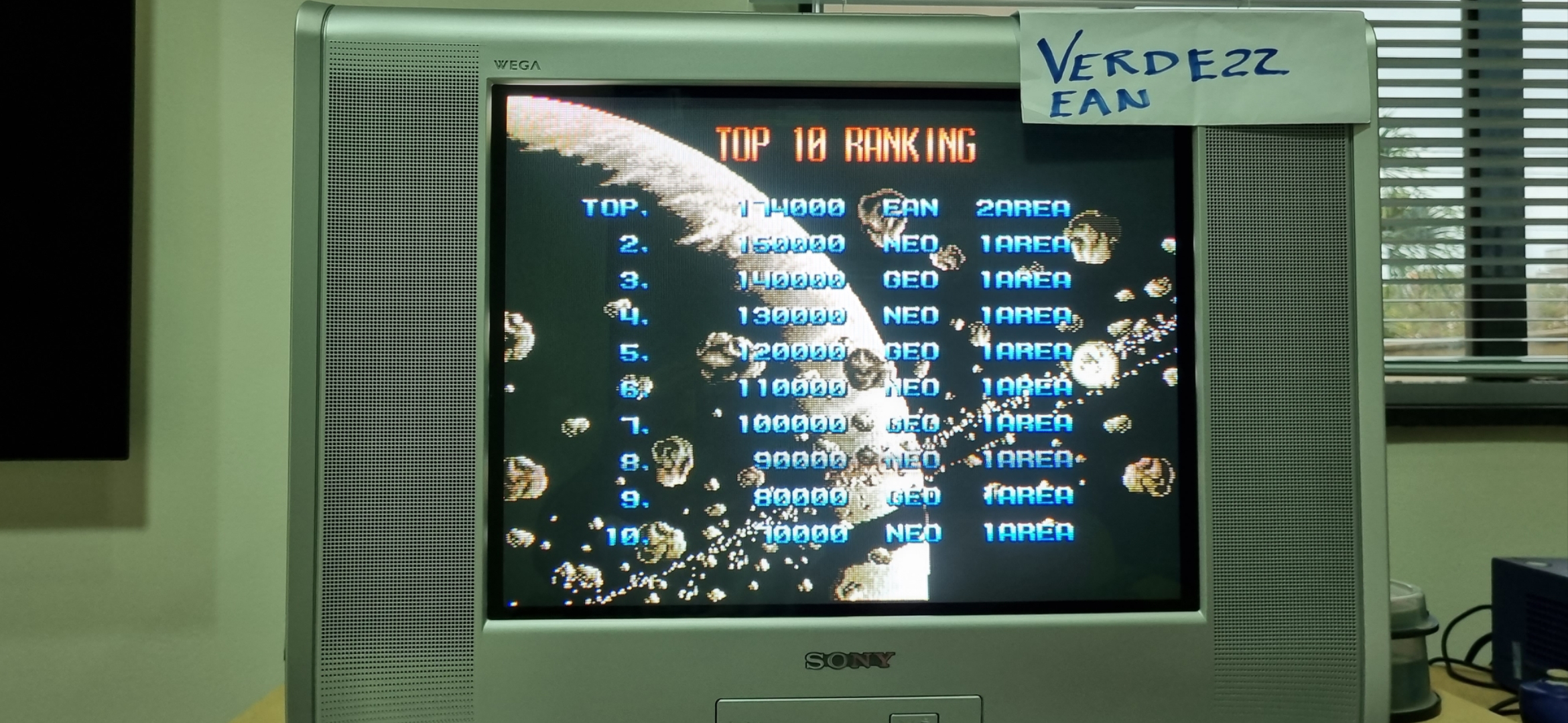 Verde22: Alpha Mission II (Neo Geo) 174,000 points on 2022-07-31 11:42:03