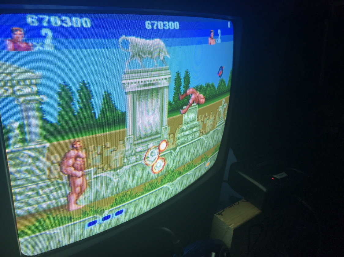 DeadThumbGamer: Radica Mega Drive/Genesis 1: Altered Beast (Dedicated Console) 670,300 points on 2018-05-25 14:40:48
