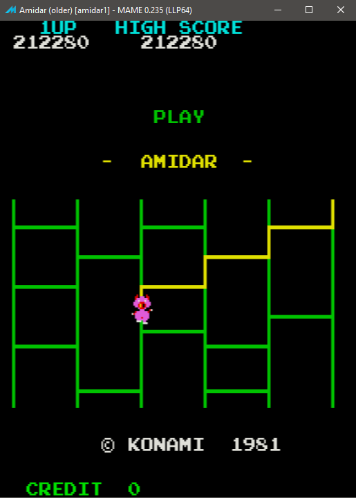 kernzy: Amidar (Arcade Emulated / M.A.M.E.) 212,280 points on 2022-08-30 12:47:01