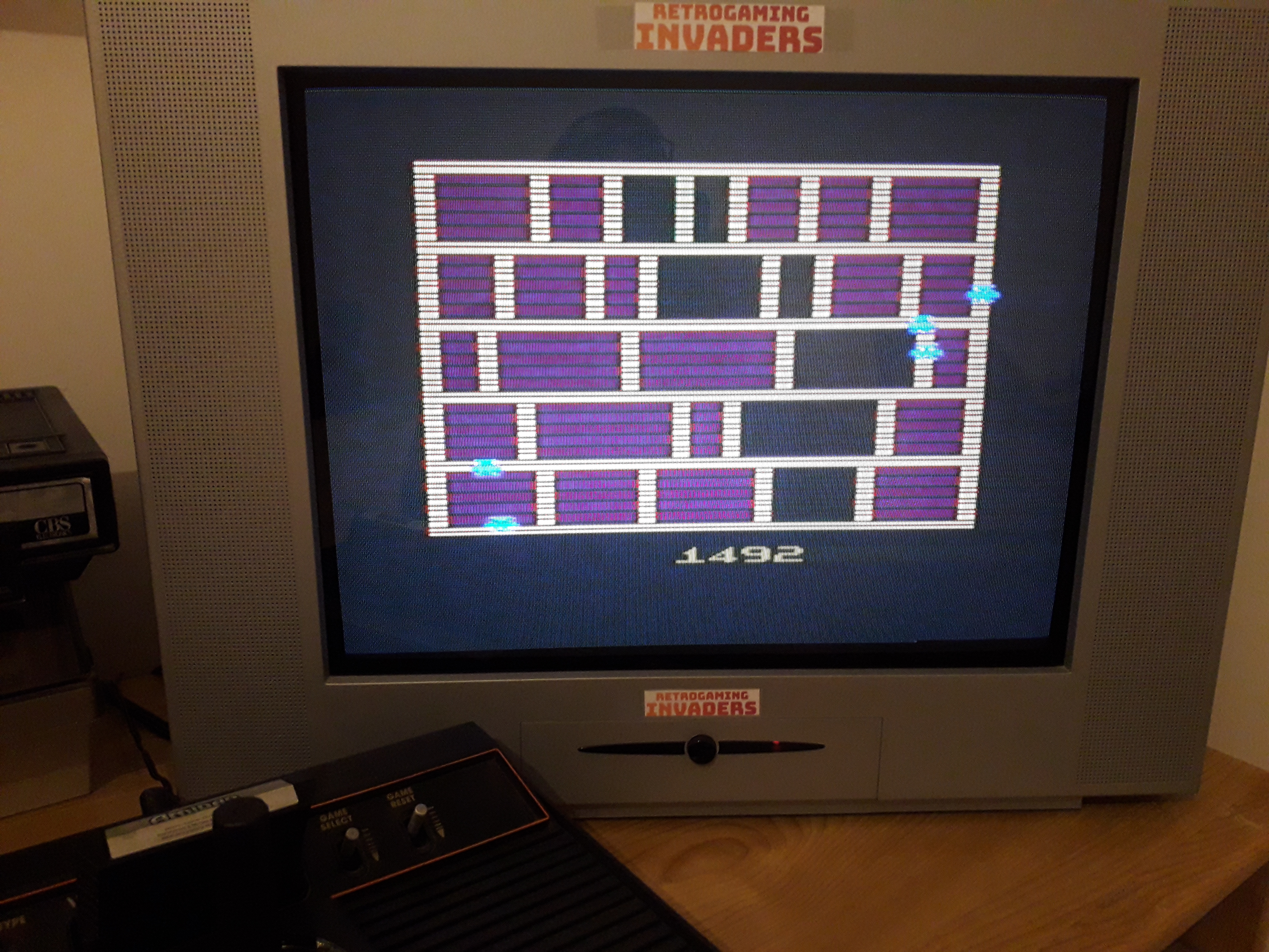 retrogaminginvaders: Amidar (Atari 2600 Novice/B) 1,492 points on 2019-06-18 13:54:52