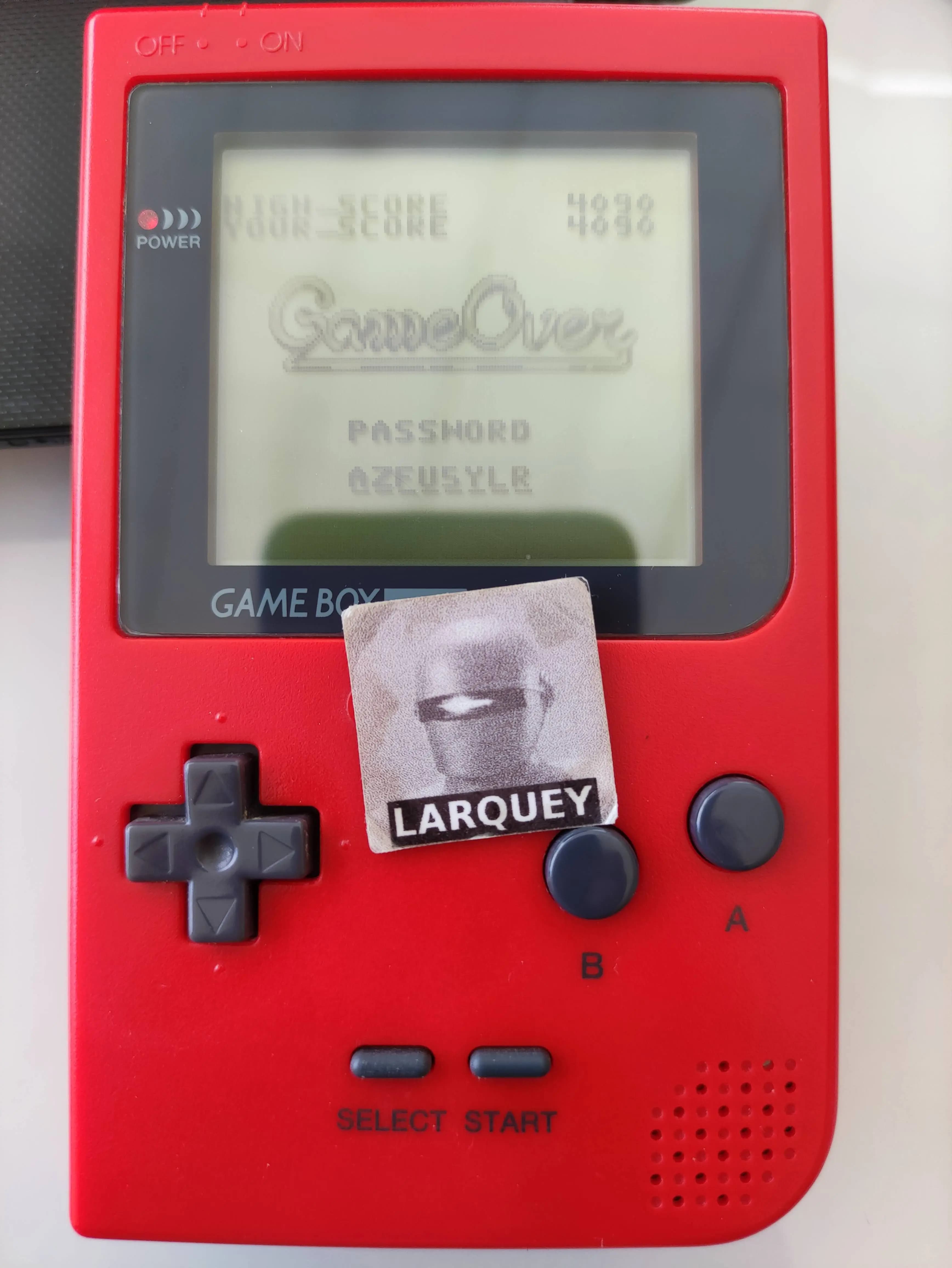Larquey: Angel Marlowe (Game Boy) 4,090 points on 2022-08-28 03:39:39