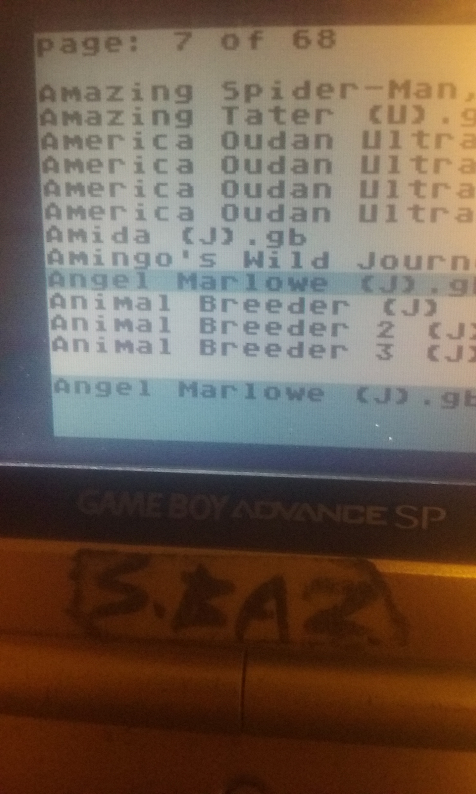 S.BAZ: Angel Marlowe (Game Boy) 1,990 points on 2020-07-11 22:57:29