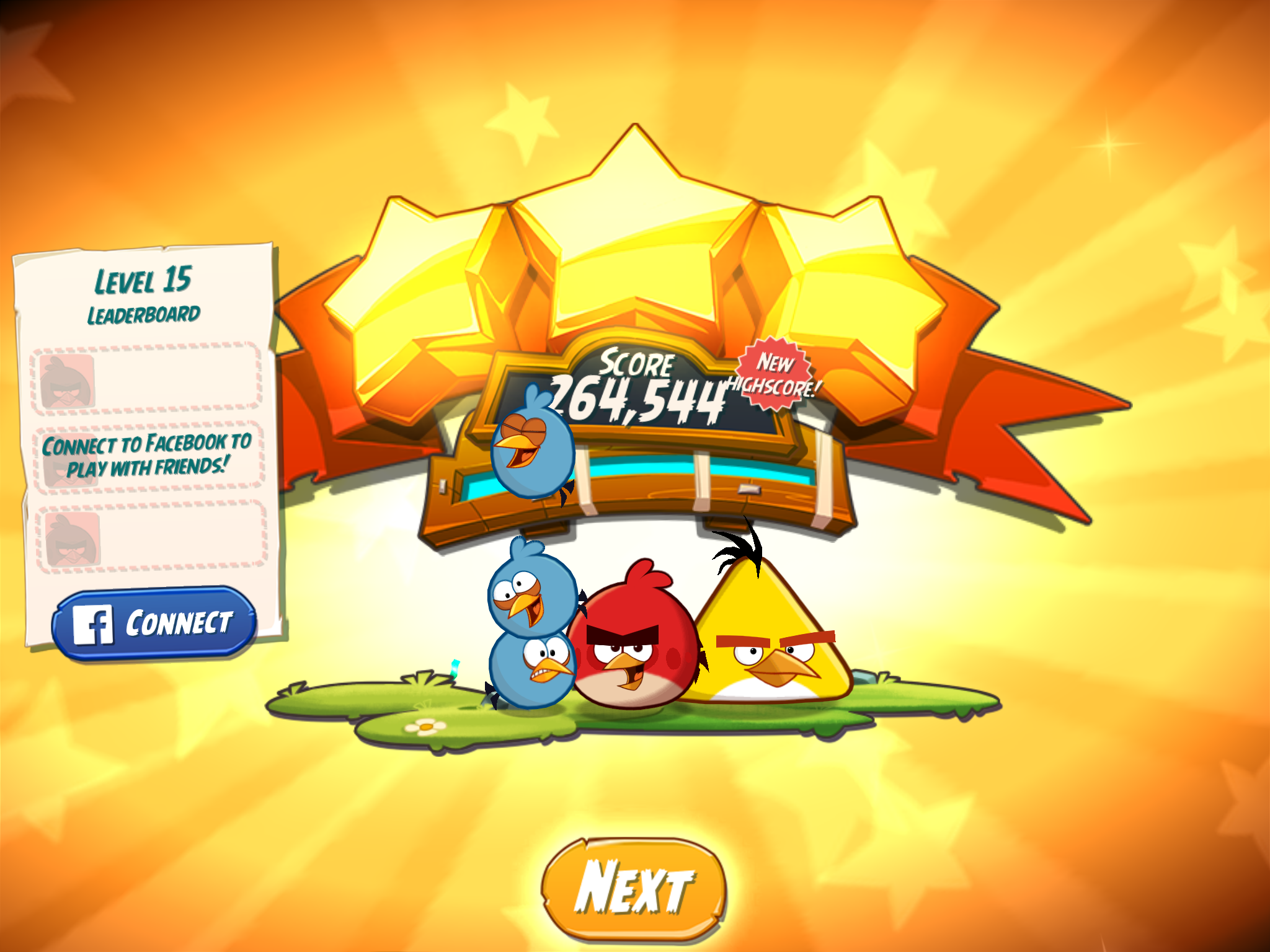 Spindy12: Angry Birds 2: Level 15 (iOS) 264,544 points on 2016-12-20 19:32:00