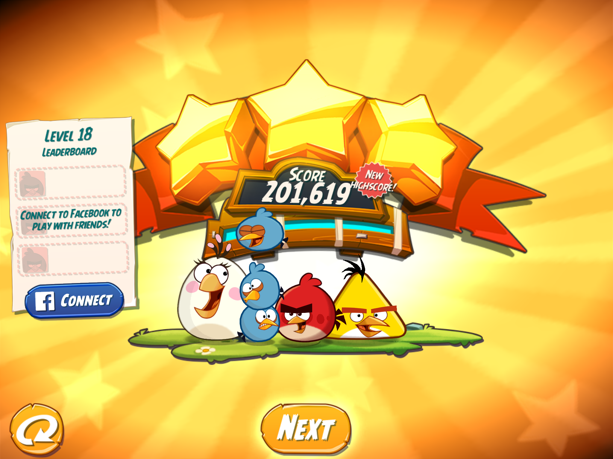 Spindy12: Angry Birds 2: Level 18 (iOS) 201,619 points on 2016-12-20 19:37:10