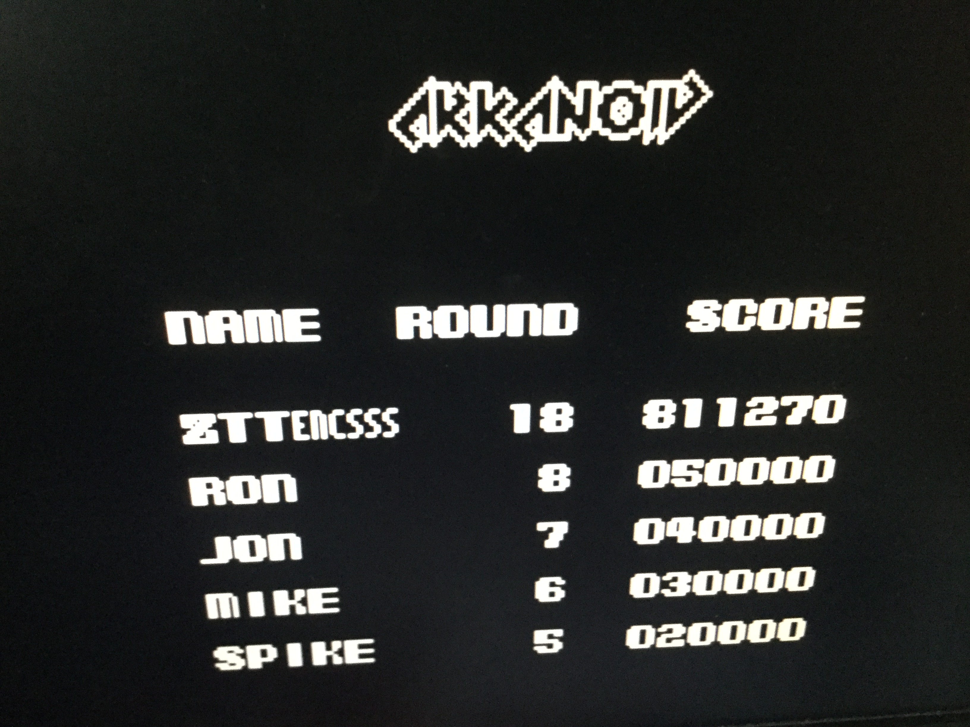 Frankie: Arkanoid: Revenge of Doh (ZX Spectrum Emulated) 811,270 points on 2022-12-30 09:08:00