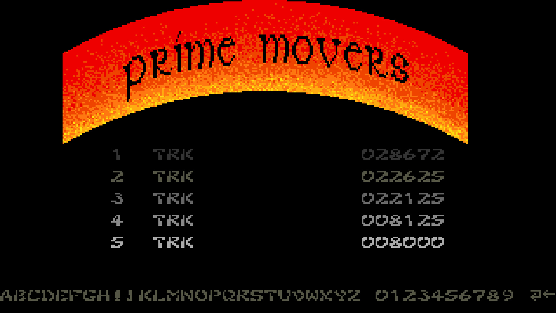 TheTrickster: Army Moves (Amiga Emulated) 28,672 points on 2015-07-22 06:37:11