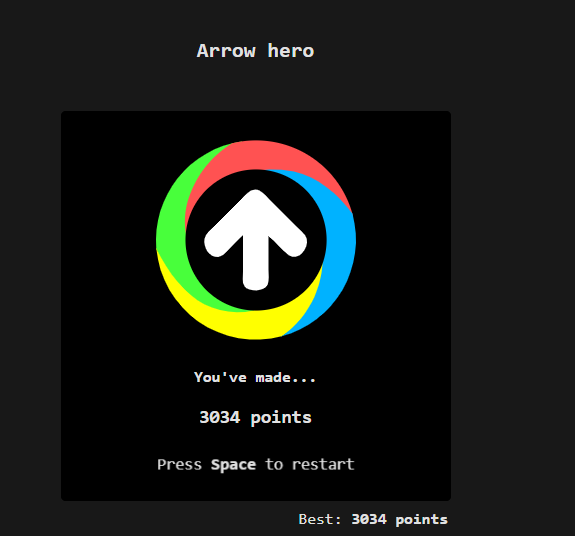 Arrow Hero 3,034 points