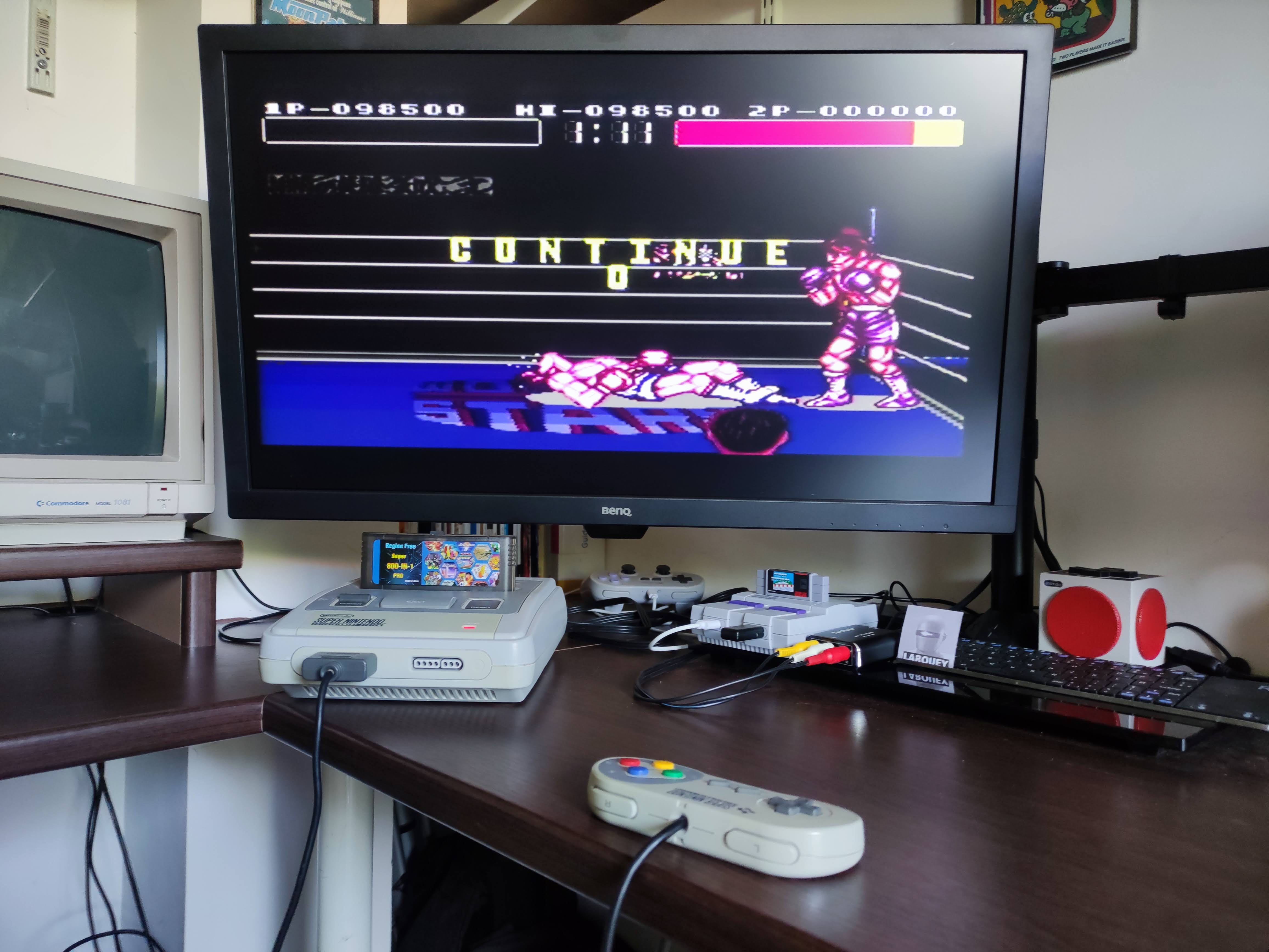 Larquey: Ashita No Joe [Easy] (SNES/Super Famicom) 98,500 points on 2022-07-17 08:10:03
