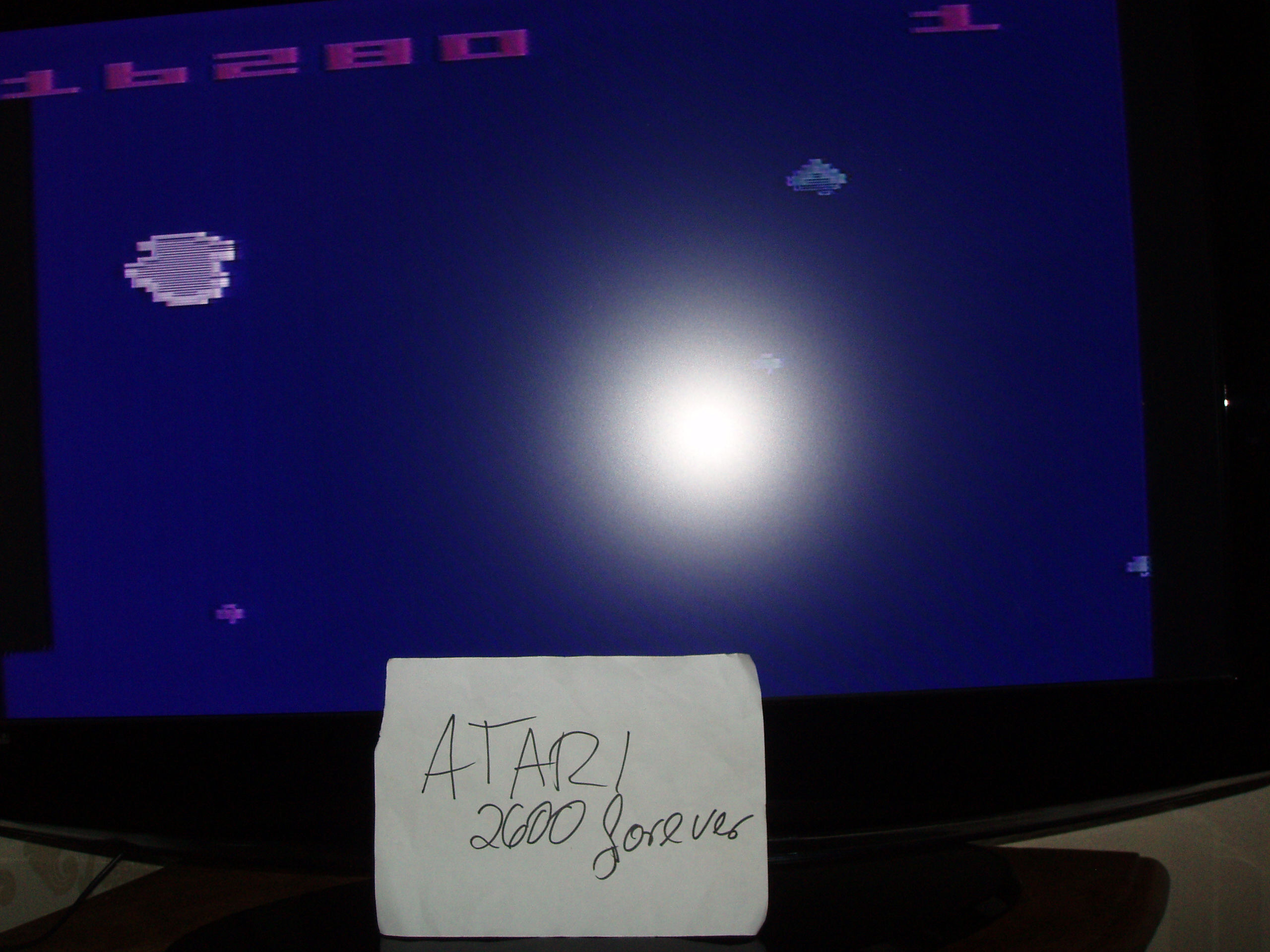 atari2600forever: Asteroids: Game 4 (Atari 2600 Expert/A) 16,280 points on 2018-08-21 01:46:37