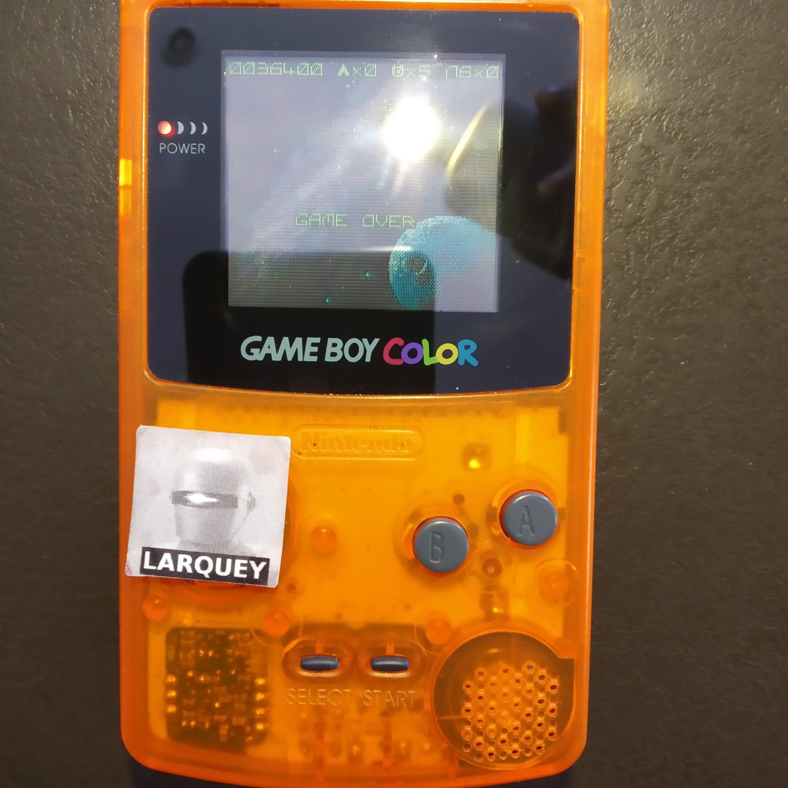 Larquey: Asteroids (Game Boy Color) 36,400 points on 2020-07-29 02:55:33