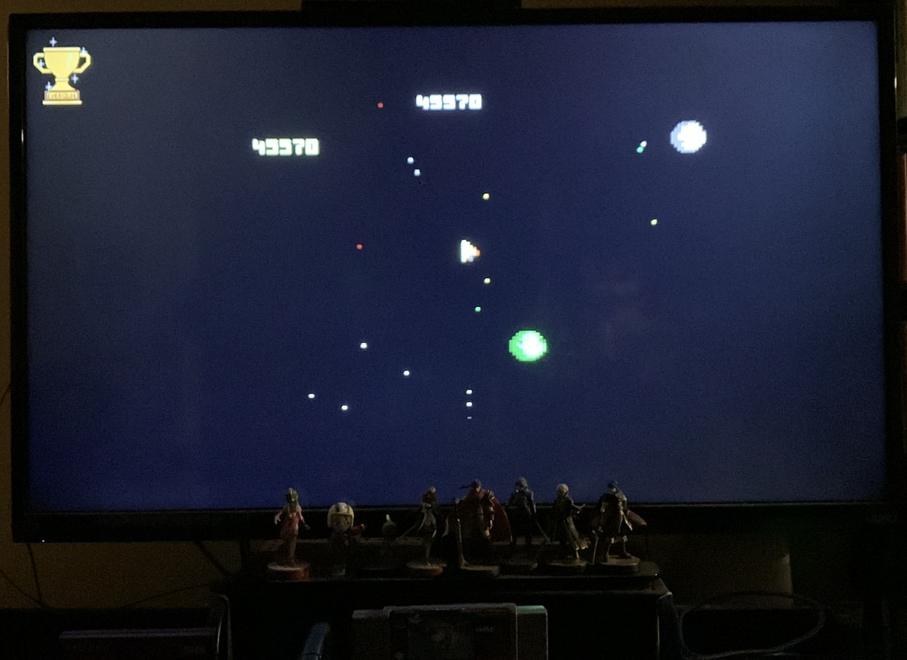 jgkspsx: Asteroids: Novice (Atari 7800 Emulated) 45,570 points on 2022-08-13 11:05:10