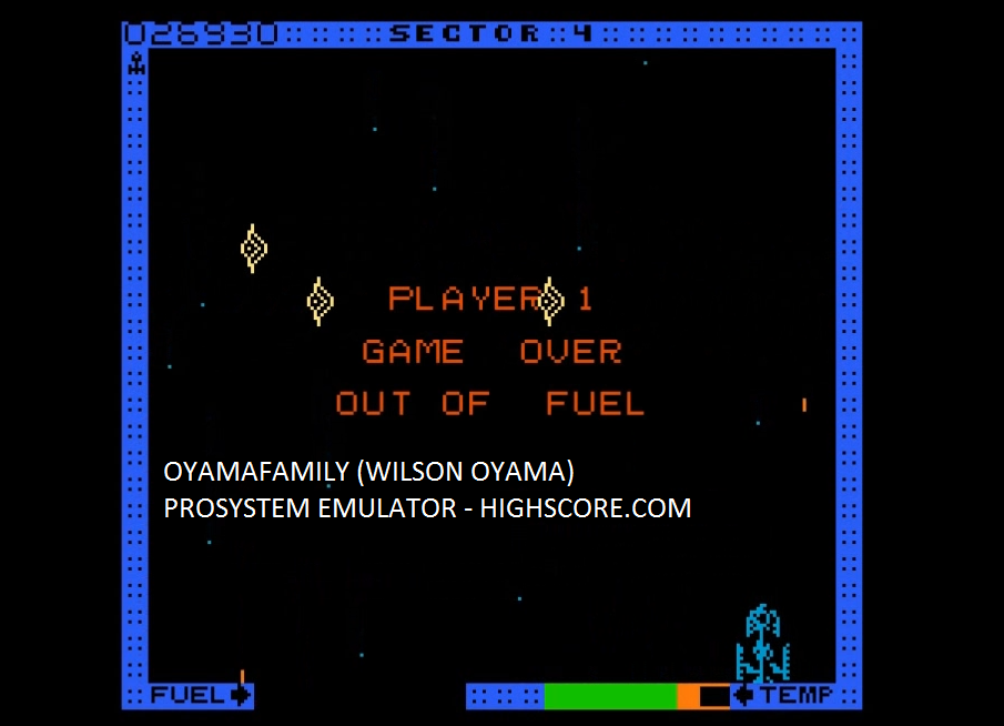 oyamafamily: Astro Blaster [Easy] (Atari 7800 Emulated) 26,930 points on 2016-02-16 16:23:40