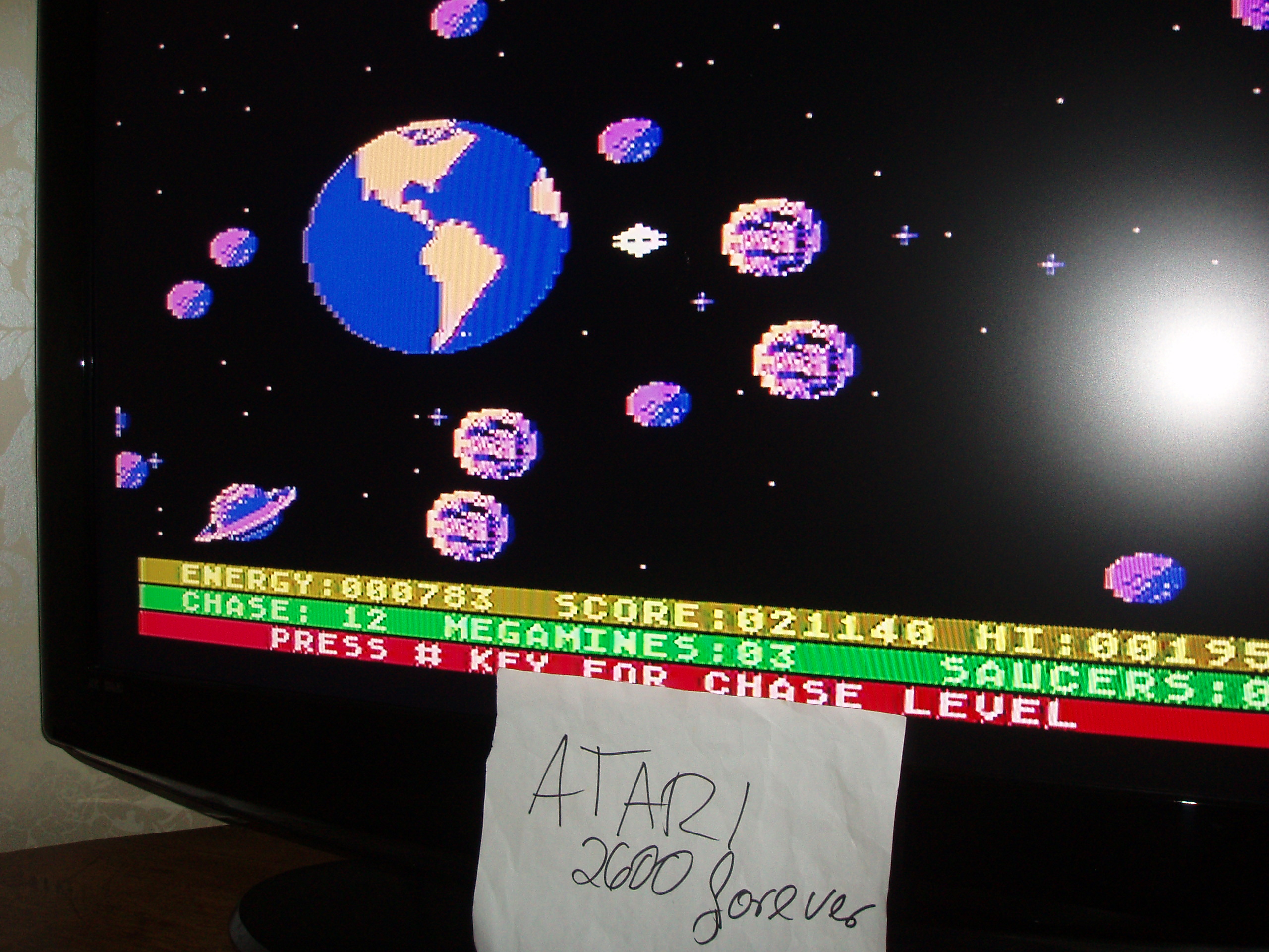 atari2600forever: Astro Chase (Atari 5200) 21,140 points on 2019-05-03 08:17:43