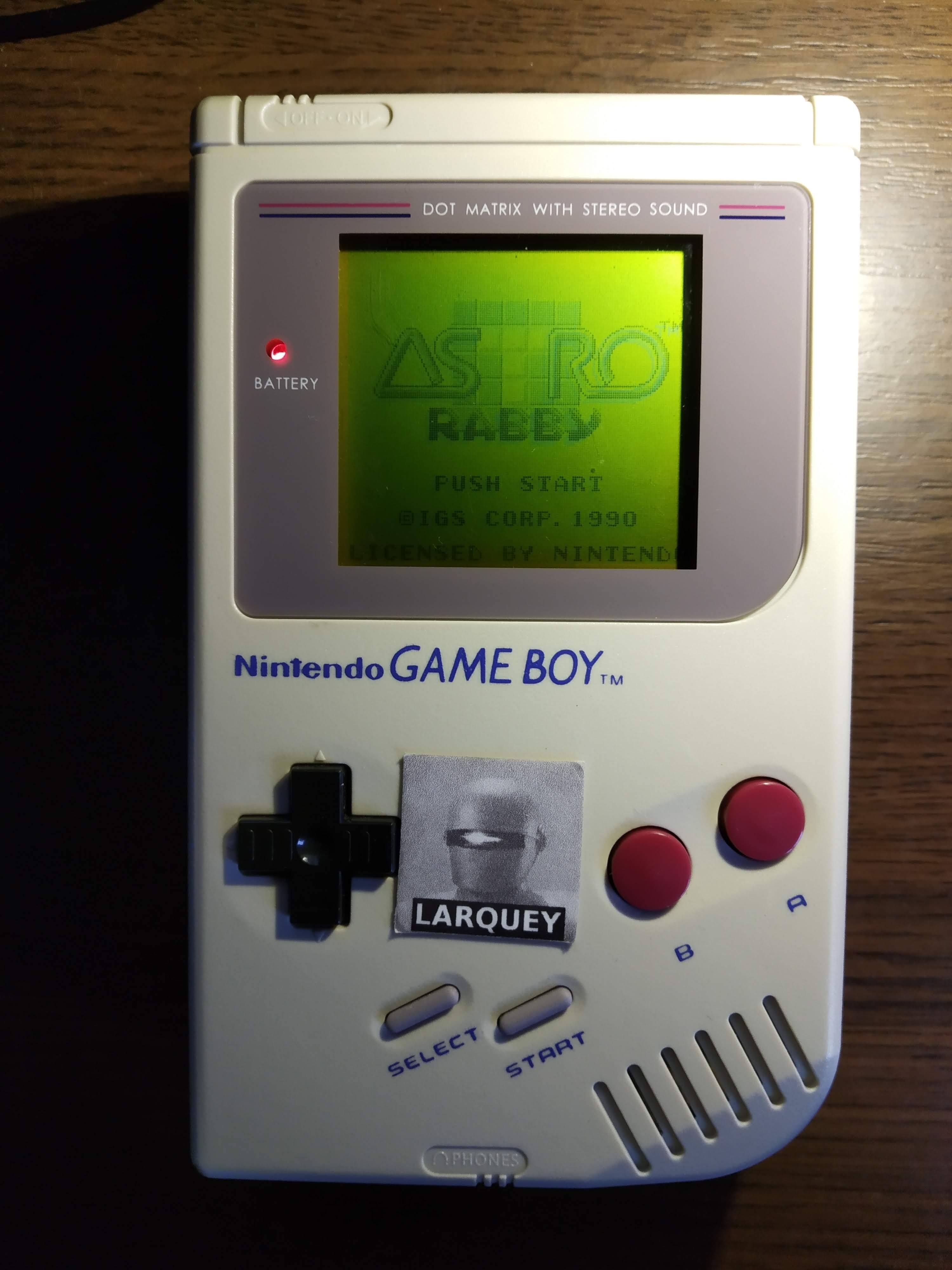 Larquey: Astro Rabby (Game Boy) 6,910 points on 2020-05-09 08:29:36