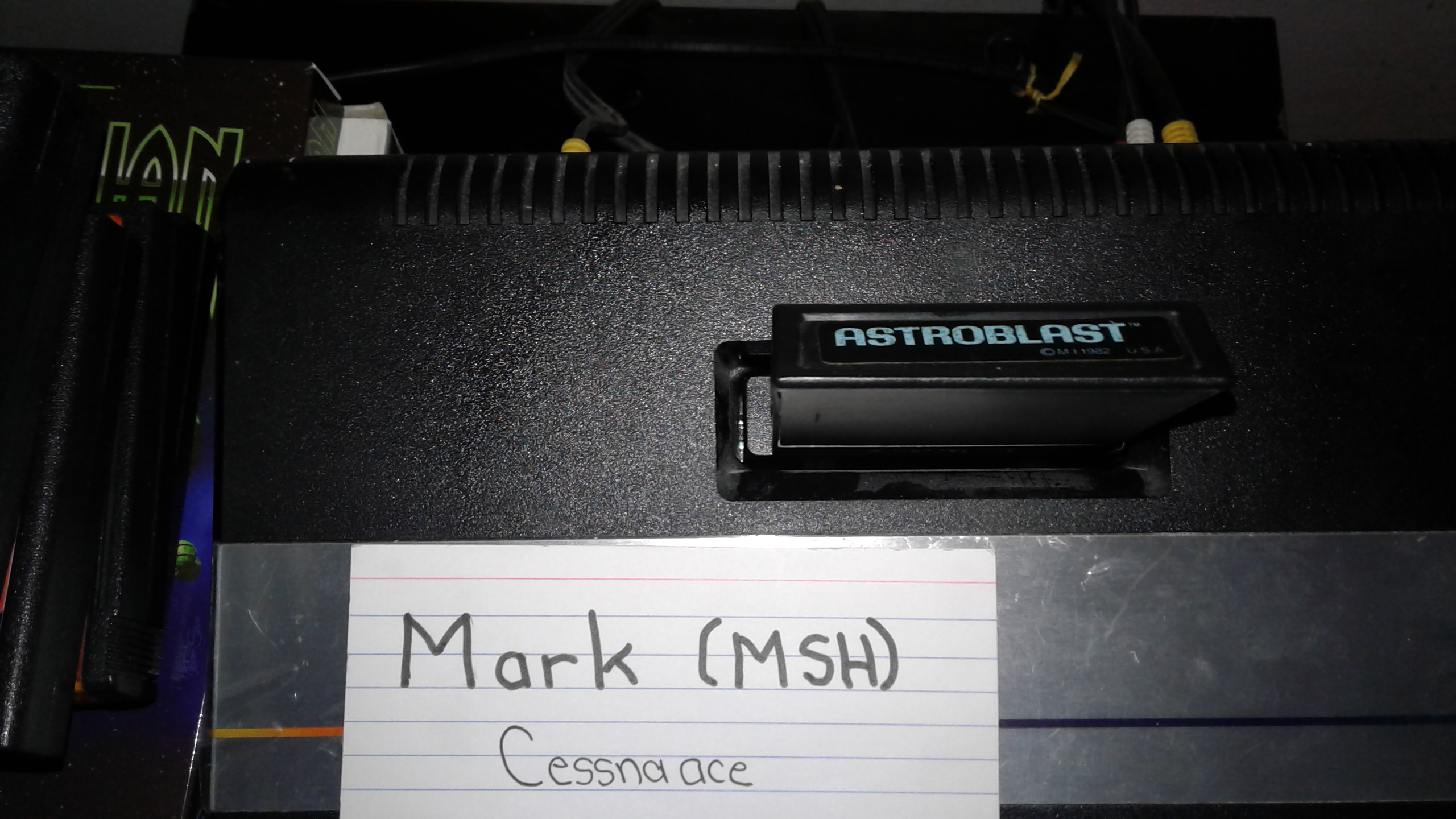 Mark: Astroblast (Atari 2600 Novice/B) 3,825 points on 2020-06-09 01:04:46
