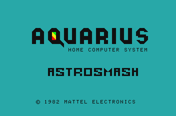 ed1475: Astrosmash: Game 3 [Easy] (Aquarius Emulated) 5,030 points on 2016-11-04 18:50:02