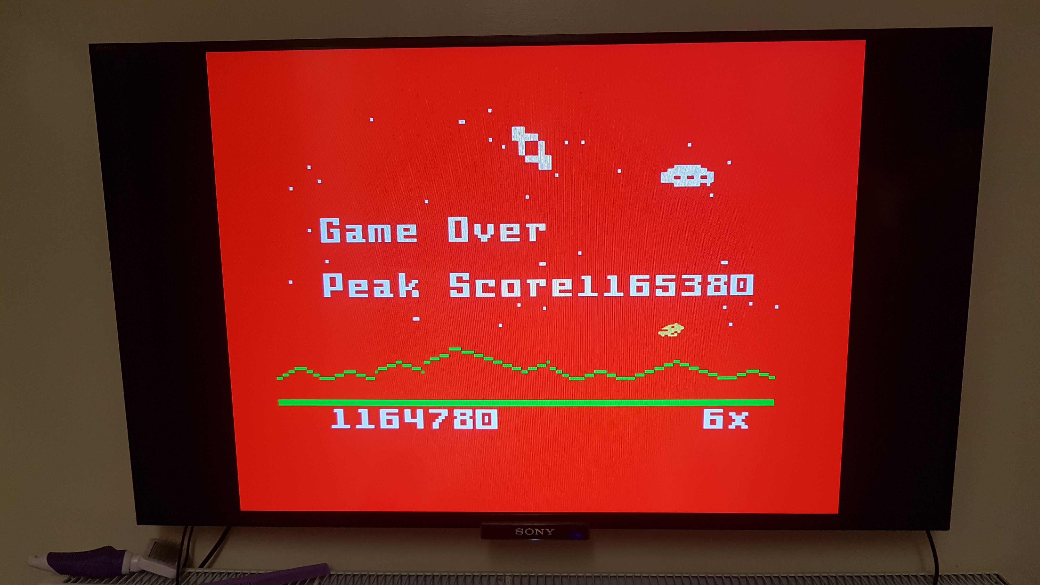 Astrosmash [Peak Score] 1,165,380 points