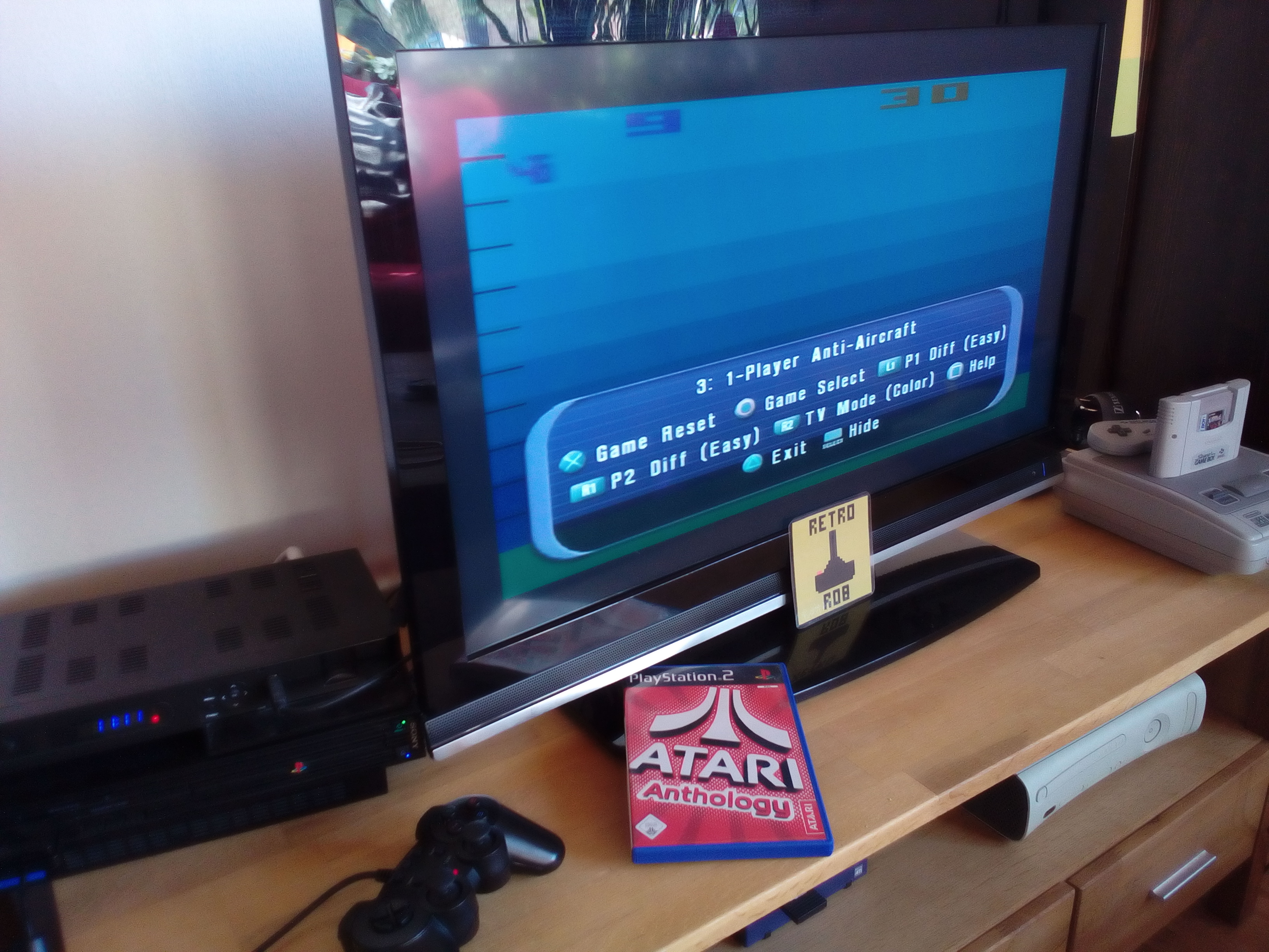 RetroRob: Atari Anthology: Air-Sea Battle [Game 3B: Point Difference] (Playstation 2) 21 points on 2019-02-23 03:15:27