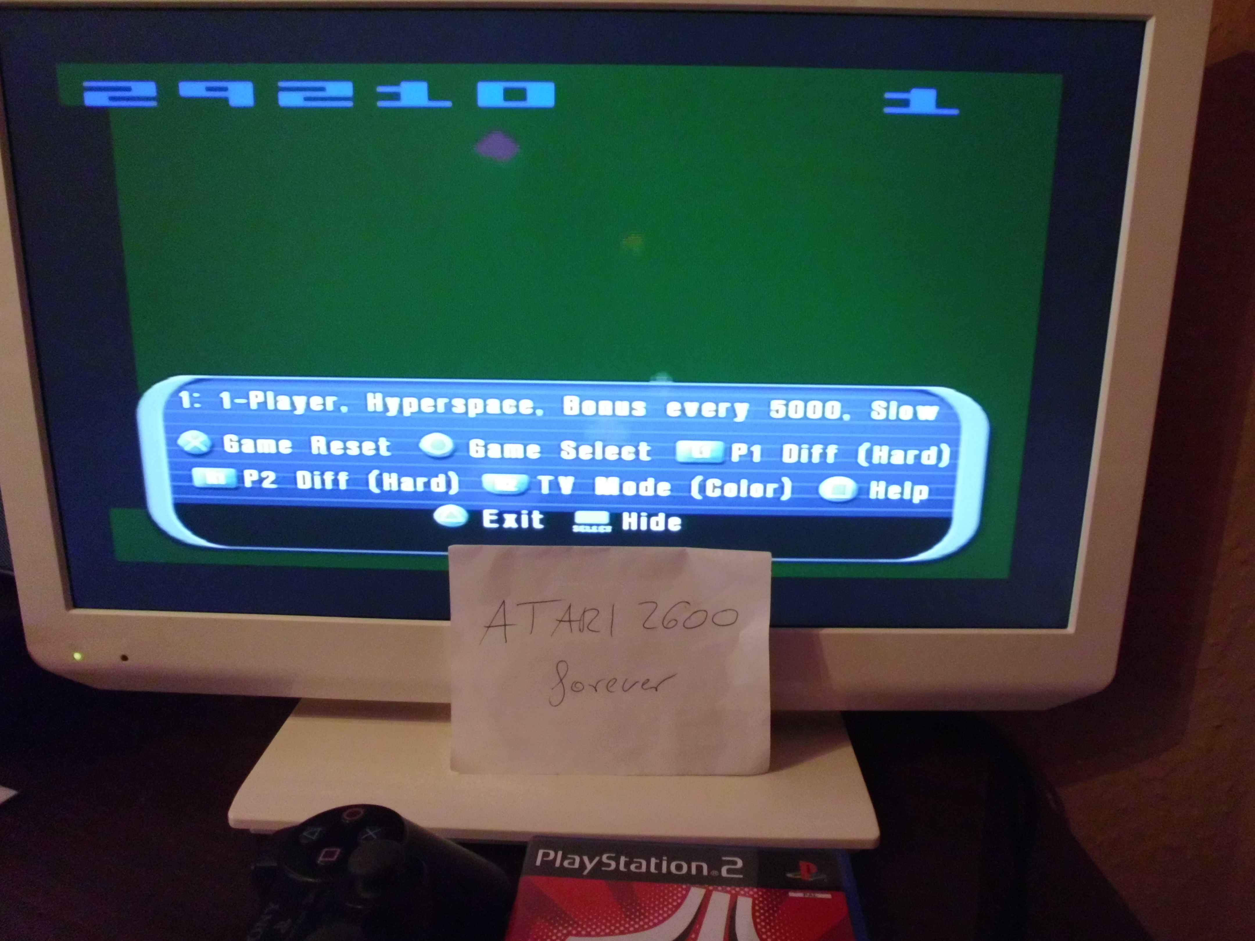 atari2600forever: Atari Anthology: Asteroids - home version [Game 1A] (Playstation 2) 29,210 points on 2018-03-16 09:56:36