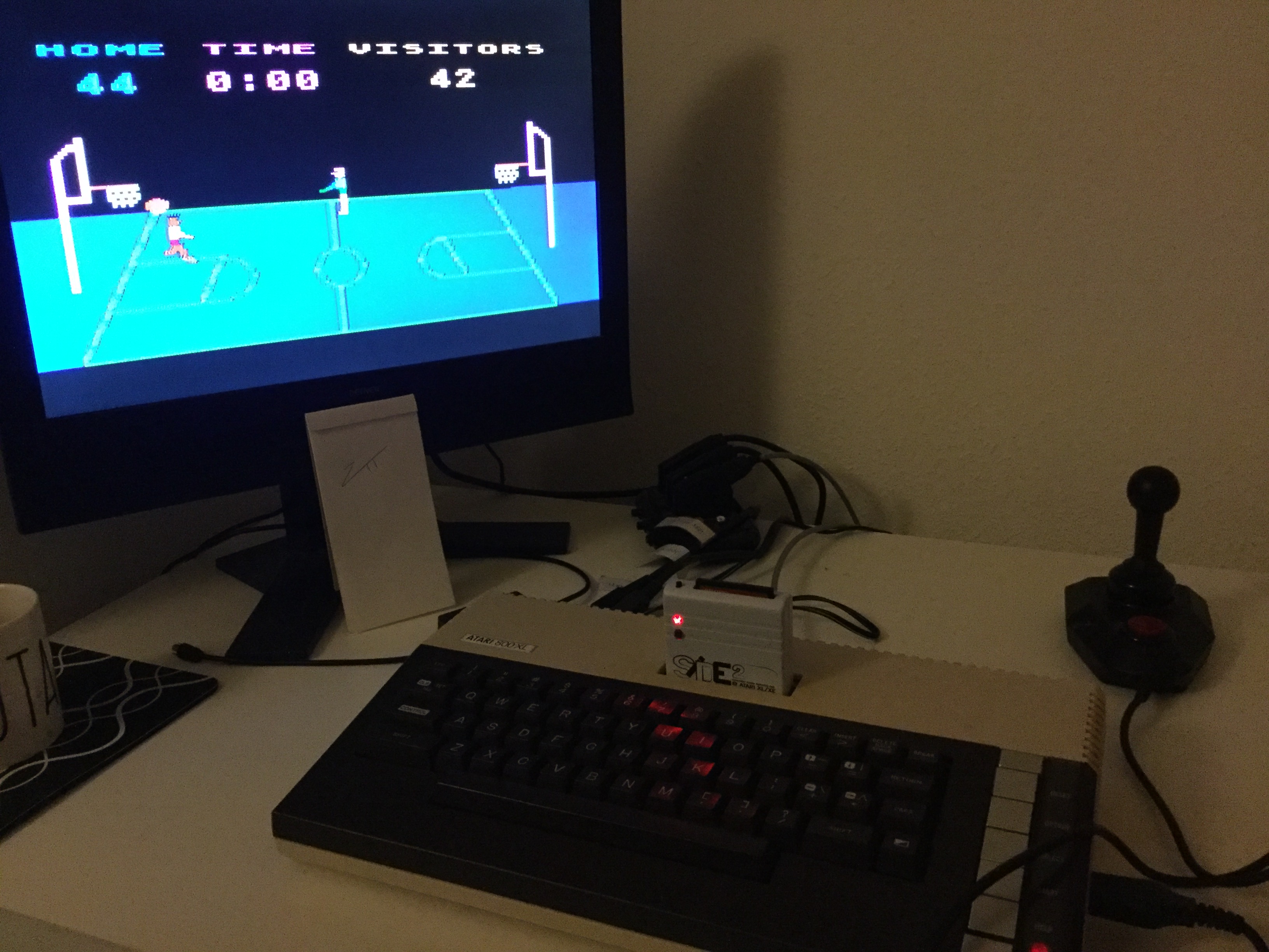 Frankie: Atari Basketball (Atari 400/800/XL/XE) 44 points on 2023-03-14 11:48:33
