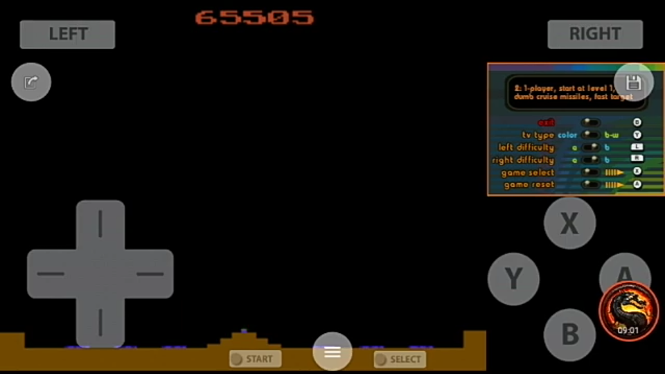 omargeddon: Atari Greatest Hits: Missile Command: Game 2 [Atari 2600] (Nintendo DS Emulated) 65,505 points on 2021-03-30 00:26:59