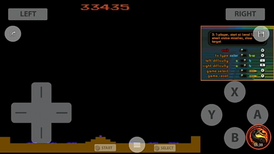 omargeddon: Atari Greatest Hits: Missile Command: Game 3 [Atari 2600] (Nintendo DS Emulated) 33,435 points on 2021-03-30 00:38:20