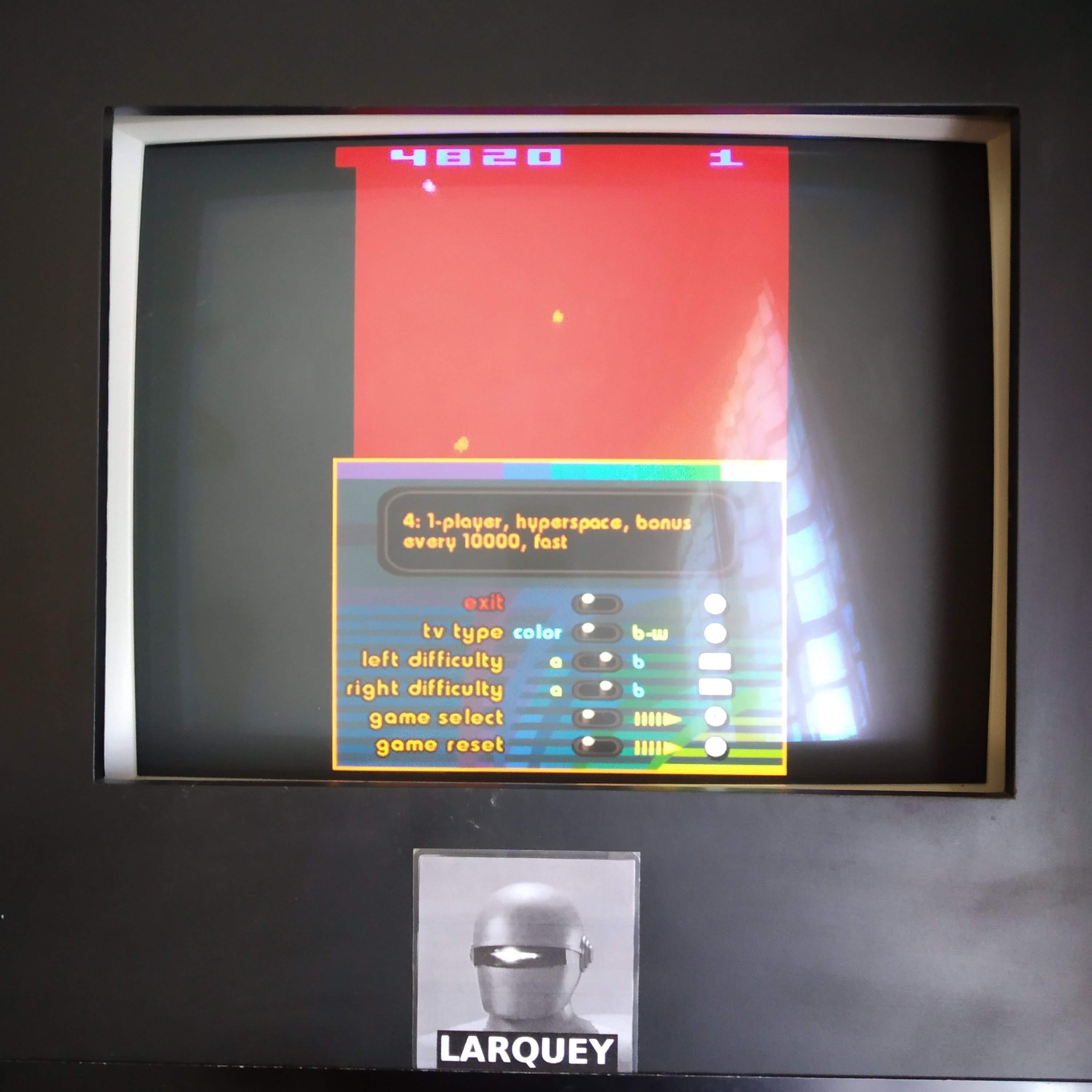 Larquey: Atari Greatest Hits: Volume 1: Asteroids: Game 4 [Atari 2600] (Nintendo DS Emulated) 4,820 points on 2020-05-03 05:48:16