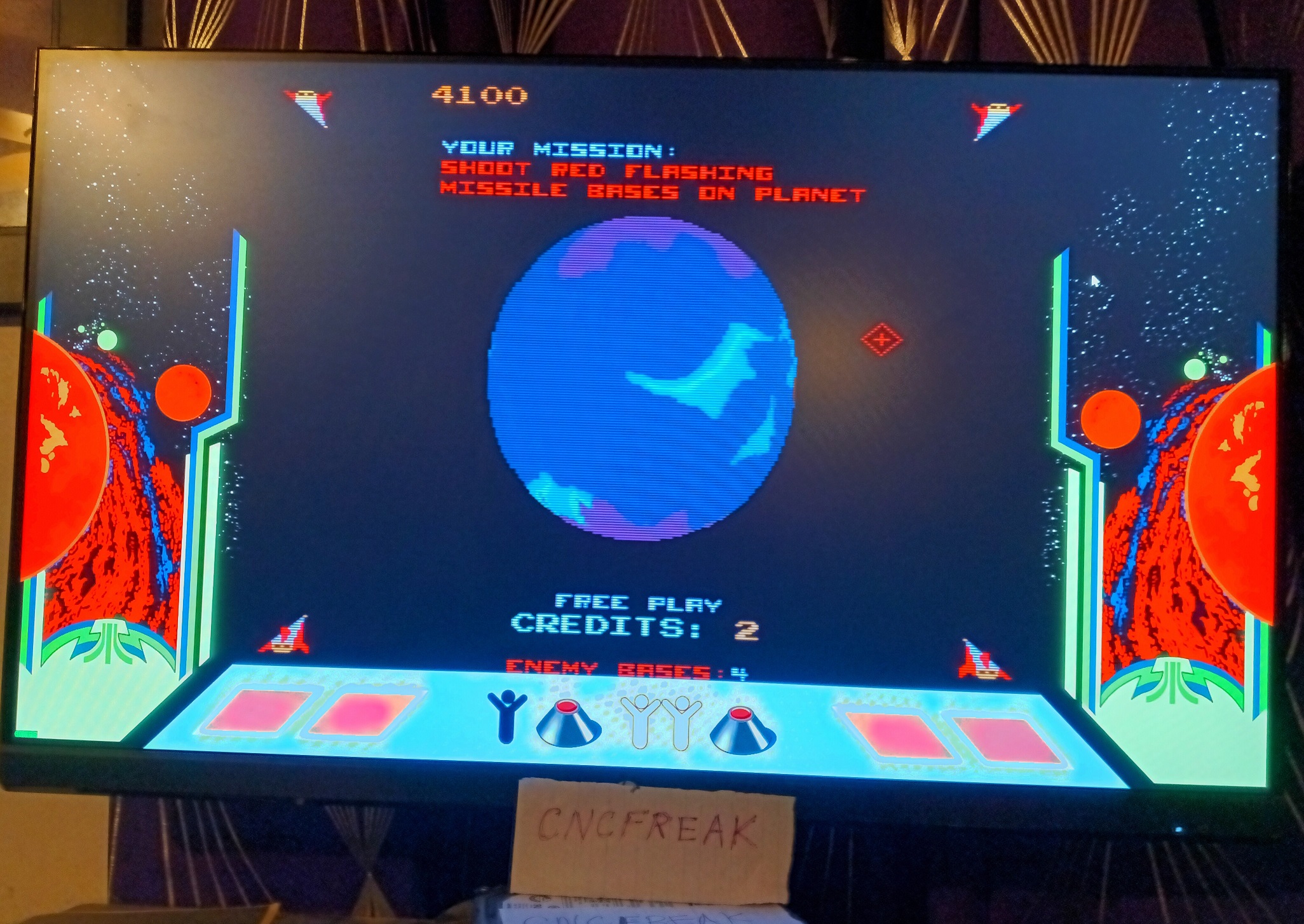 cncfreak: Atari Vault: Liberator [Arcade] (PC) 4,100 points on 2022-10-09 19:39:09