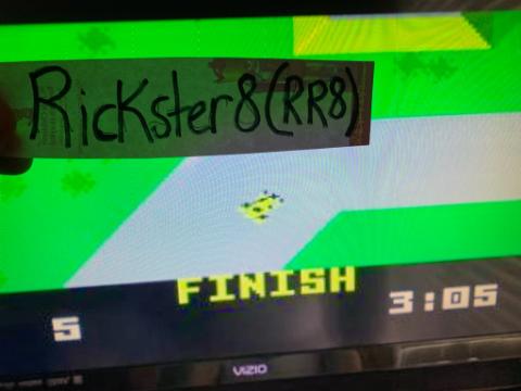 Rickster8: Auto Racing [Original]: Course 1 (Intellivision Emulated) 0:03:05 points on 2020-08-26 17:39:48