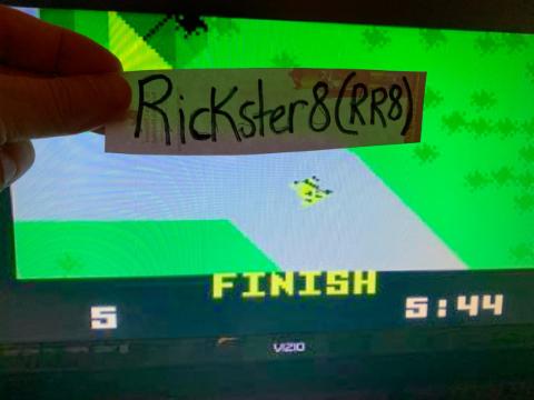 Rickster8: Auto Racing [Revised]: Course 2 (Intellivision Emulated) 0:05:44 points on 2020-09-11 10:56:33