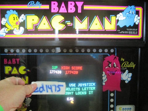 ed1475: Baby Pac-Man (Arcade) 177,430 points on 2018-09-07 15:05:48