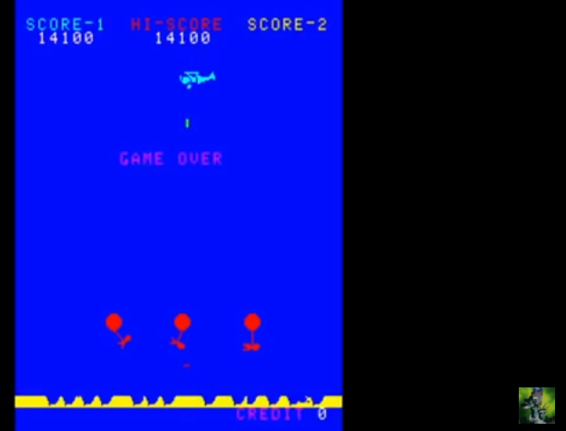 kernzy: Balloon Bomber (Arcade Emulated / M.A.M.E.) 14,100 points on 2022-08-24 12:48:08